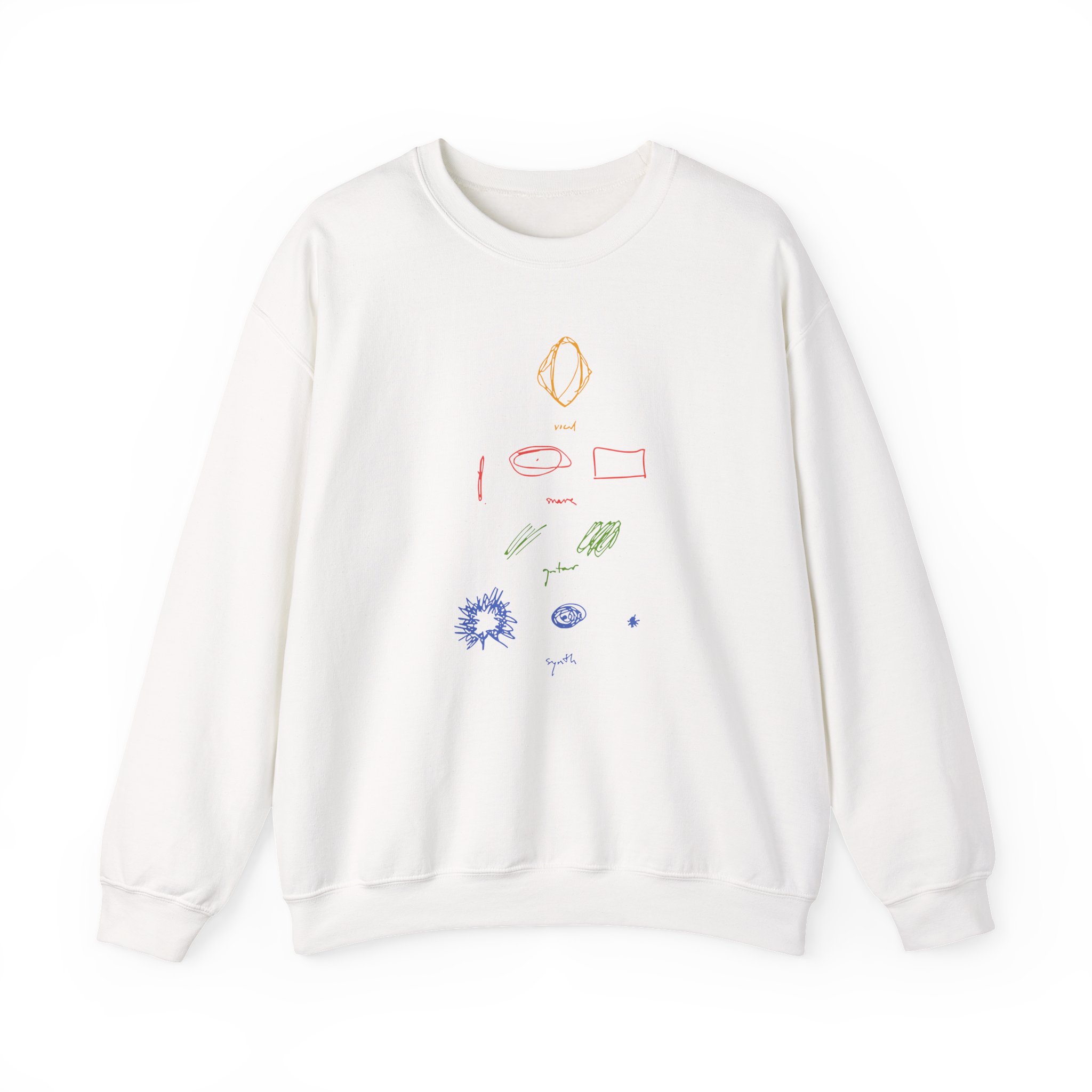 Maggie Rogers Mix Notes Unisex Heavy Blendâ„¢ Crewneck Sweatshirt