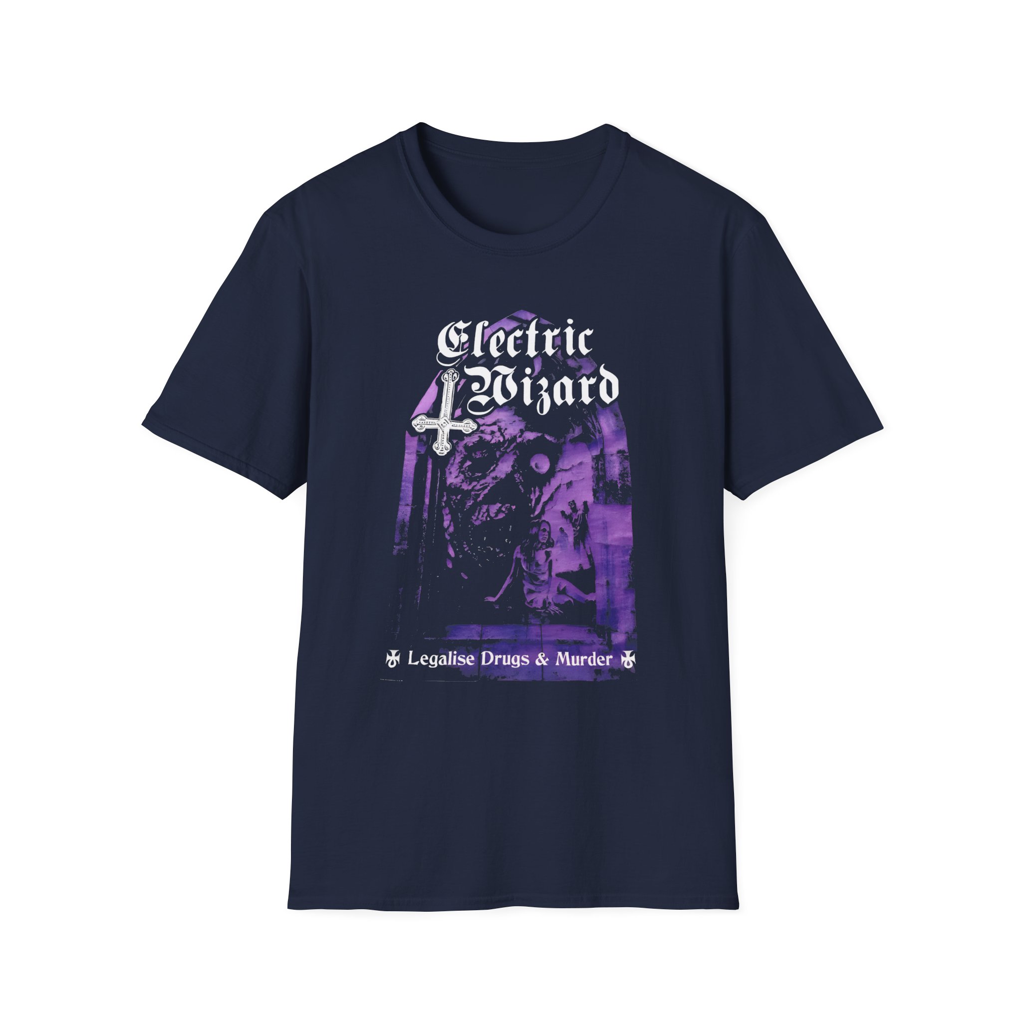 Electric Wizard Legalize Drugs and Murder Unisex Softstyle T-Shirt