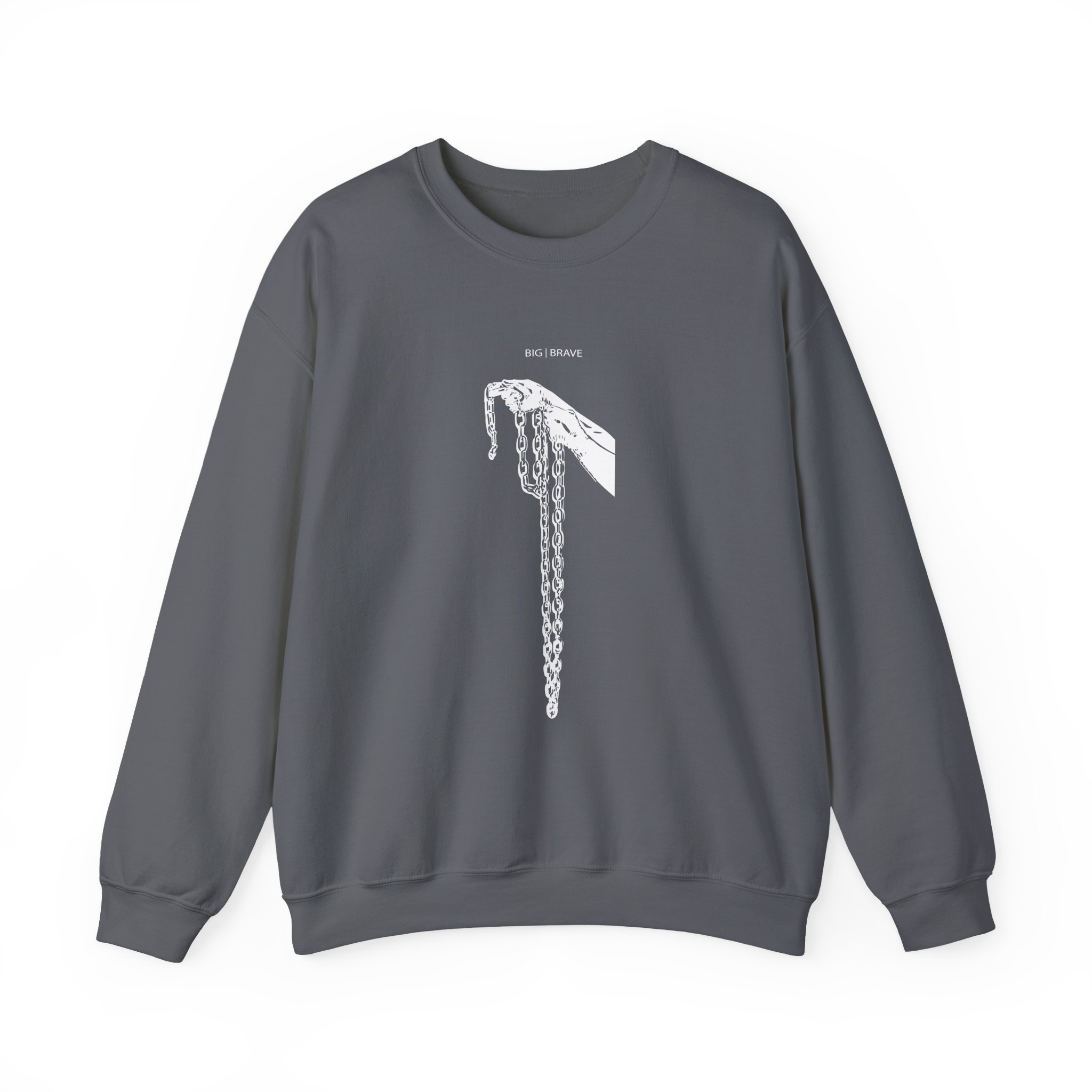Big Brave Gloves and Chains Unisex Heavy Blendâ„¢ Crewneck Sweatshirt