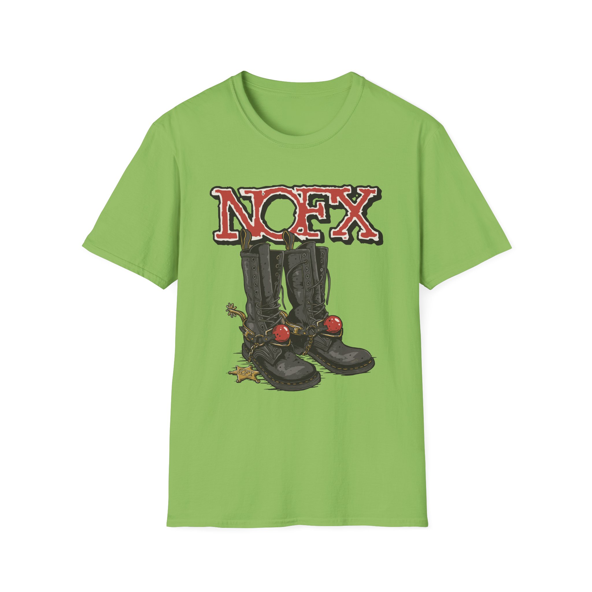 Nofx Boots Unisex Softstyle T-Shirt