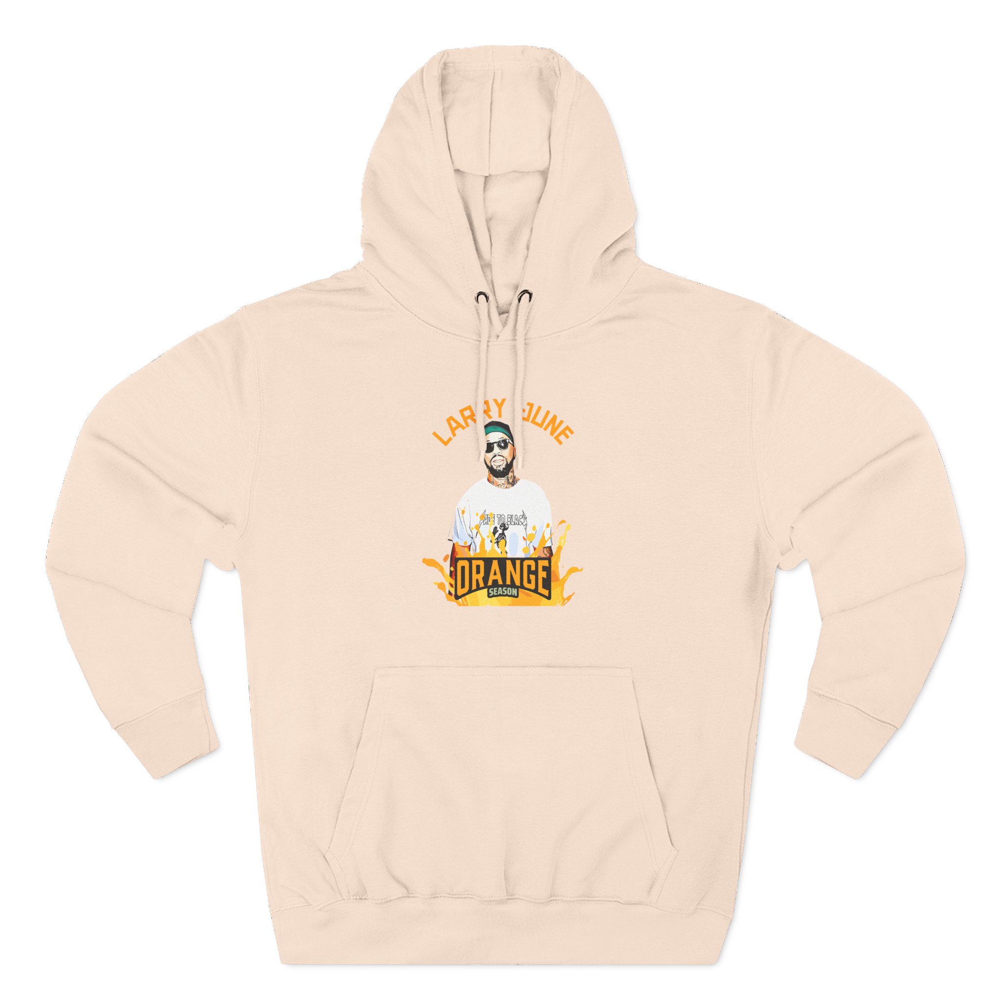 Larry June Three-Panel Fleece Hoodie