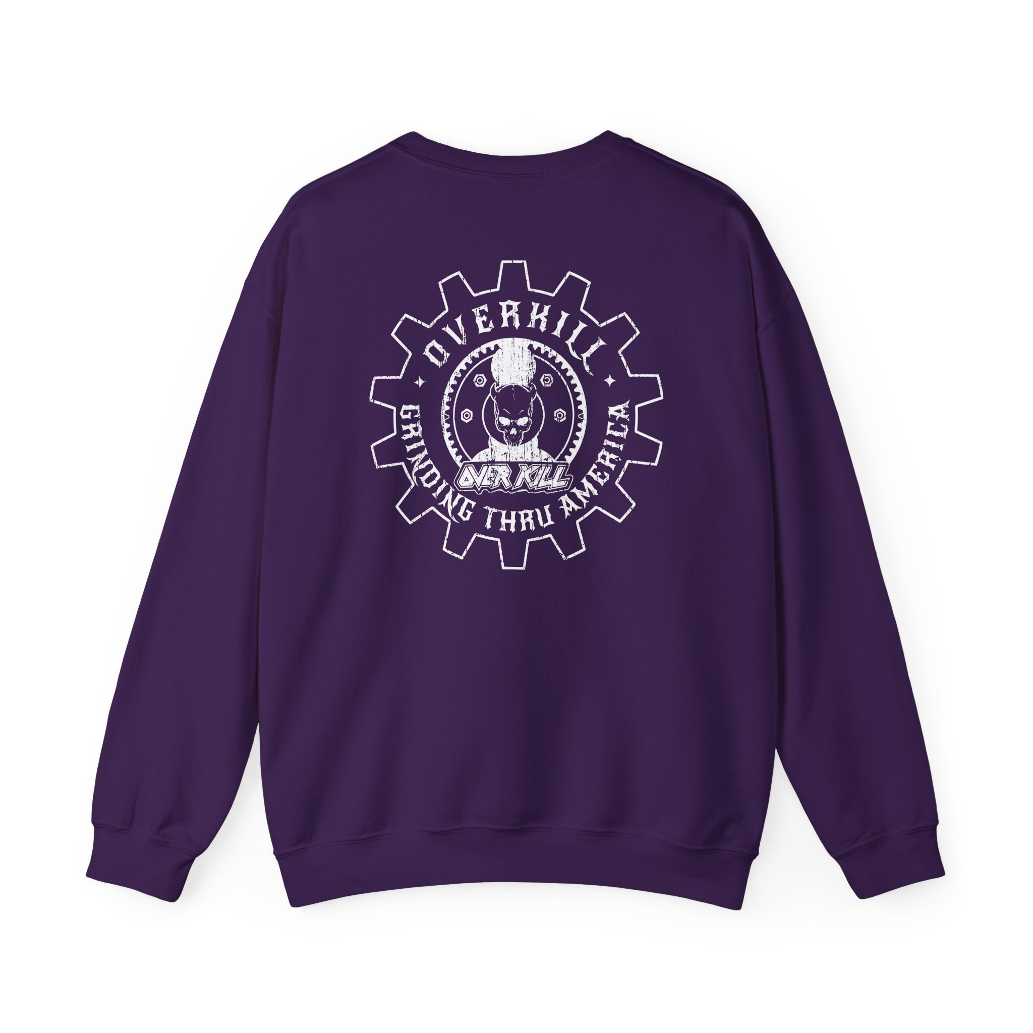 Overkill Embroidered Gear Logo Unisex Heavy Blendâ„¢ Crewneck Sweatshirt