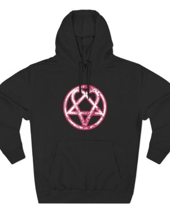 Him Razorblade Romance Three-Panel Fleece Hoodie