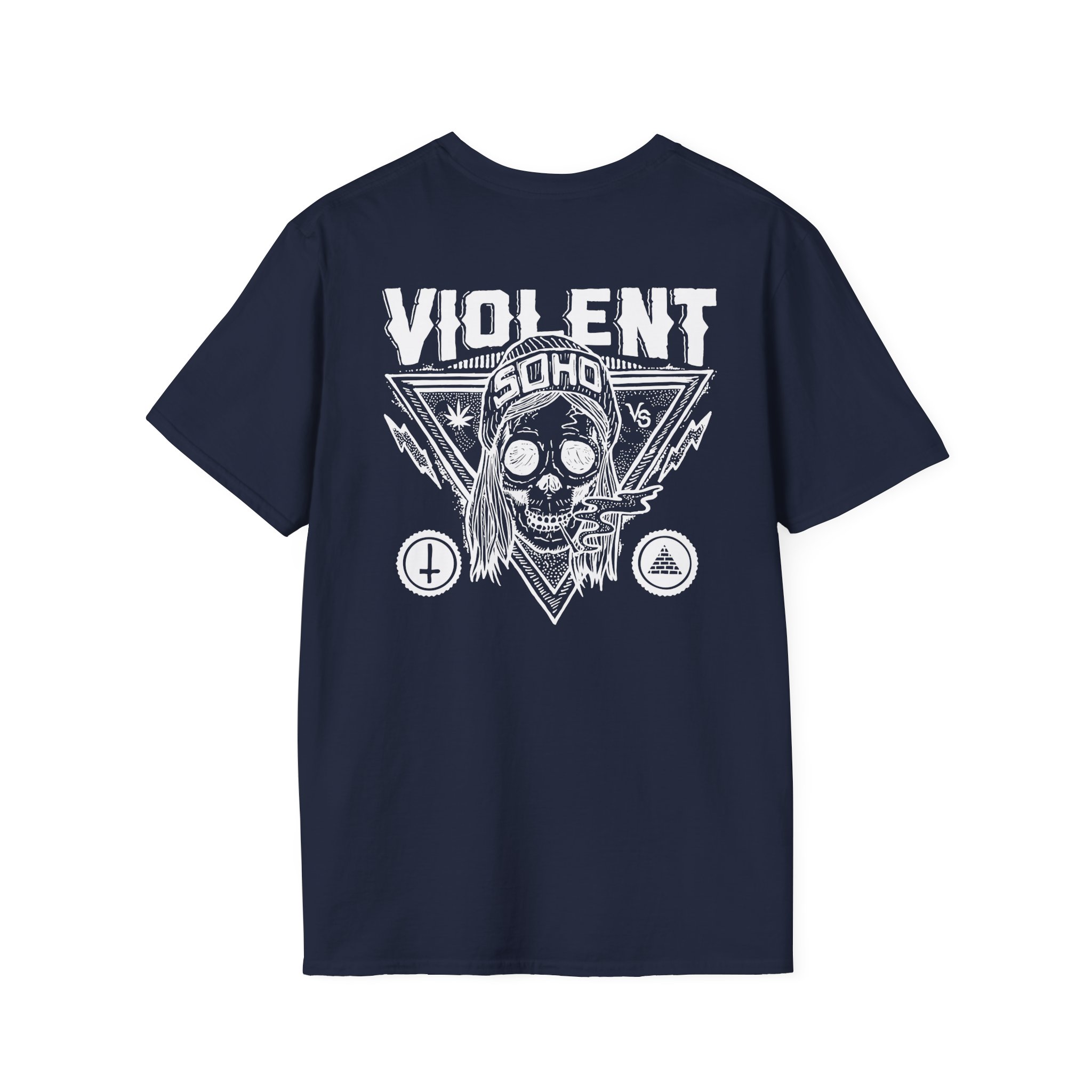 Violent Soho Blazin Skull Unisex Softstyle T-Shirt