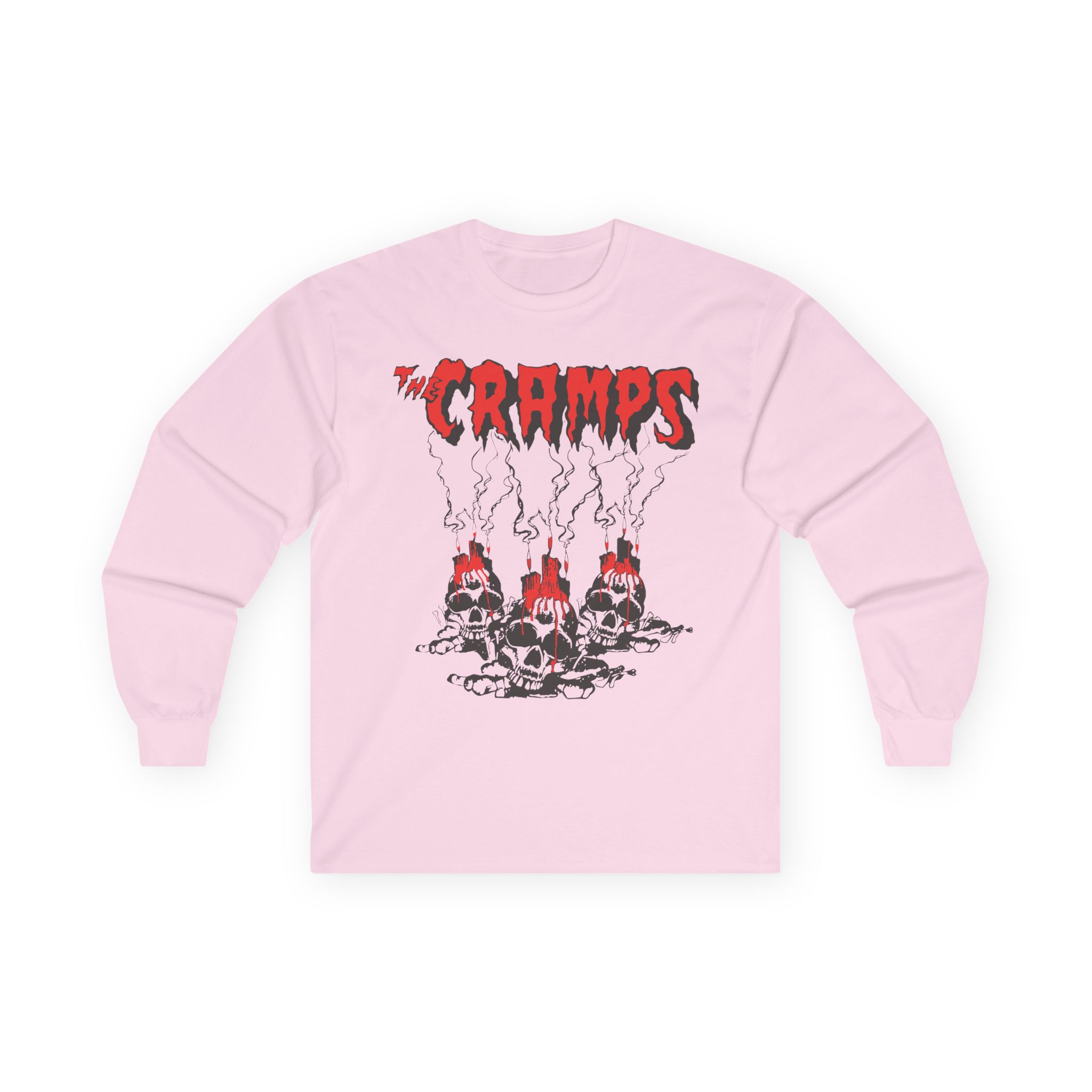 The Cramps Voodoo Skulls Unisex Ultra Cotton Long Sleeve Tee