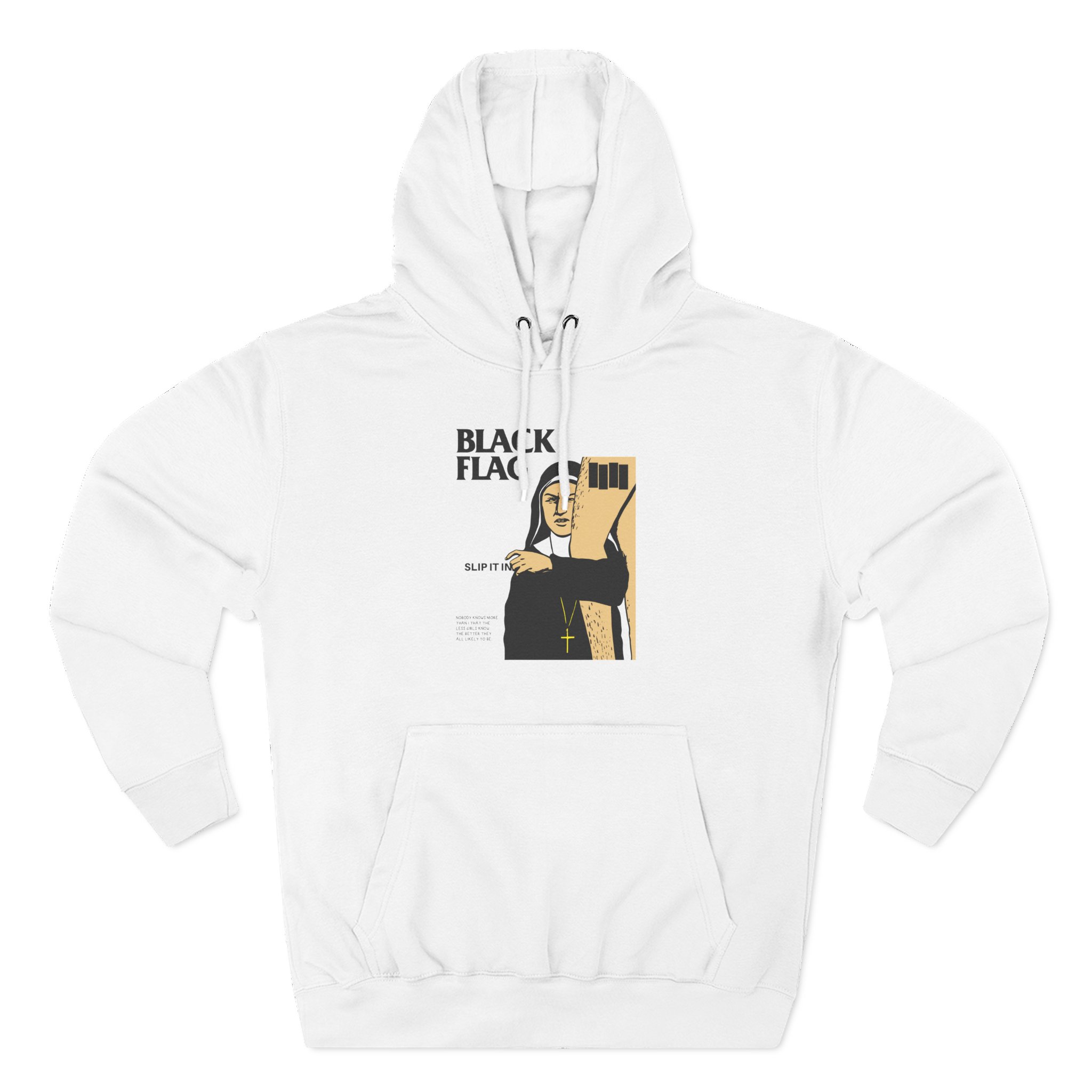 Black Flag Slip It in Three-Panel Fleece Hoodie