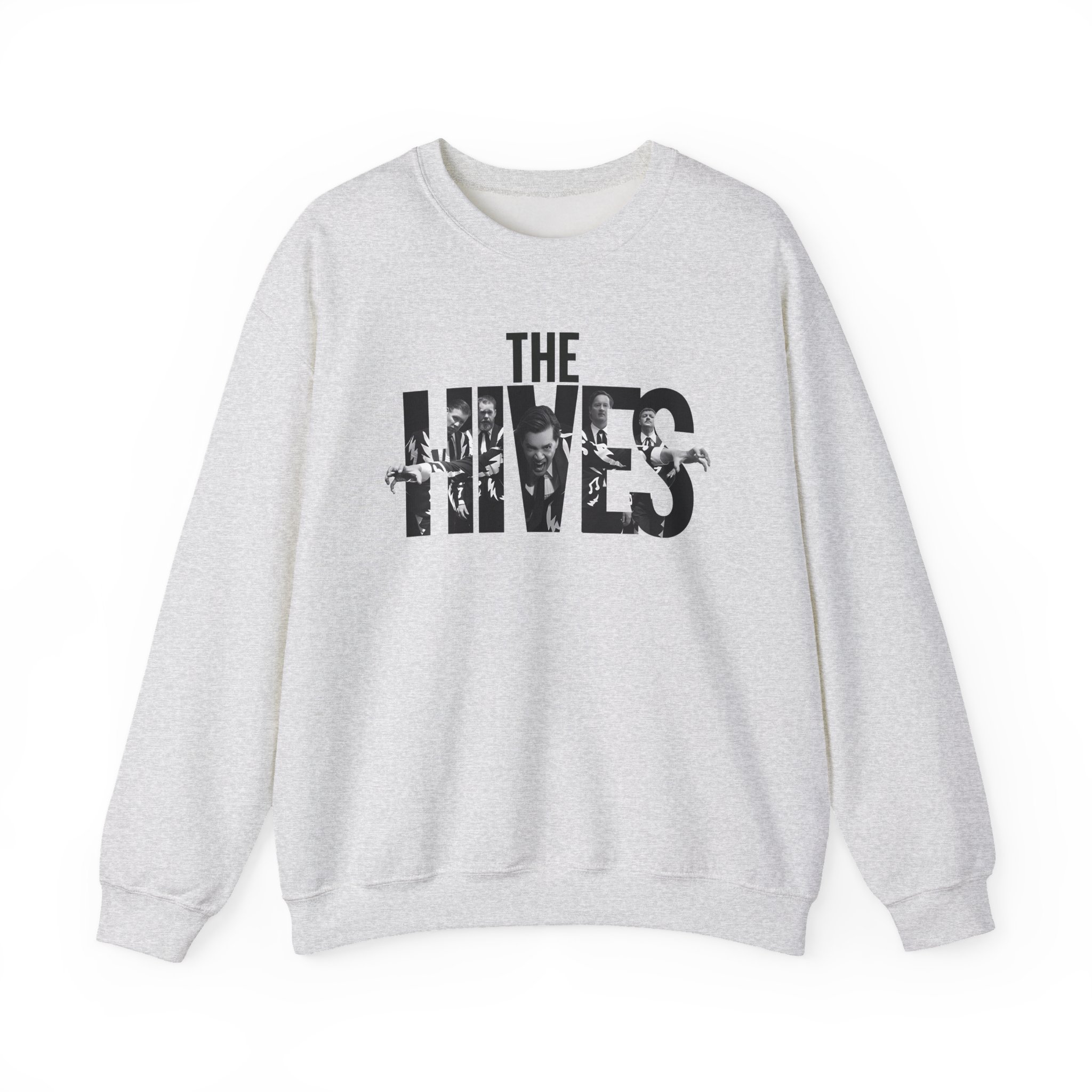 The Hives Logo Photo Infill Unisex Heavy Blendâ„¢ Crewneck Sweatshirt
