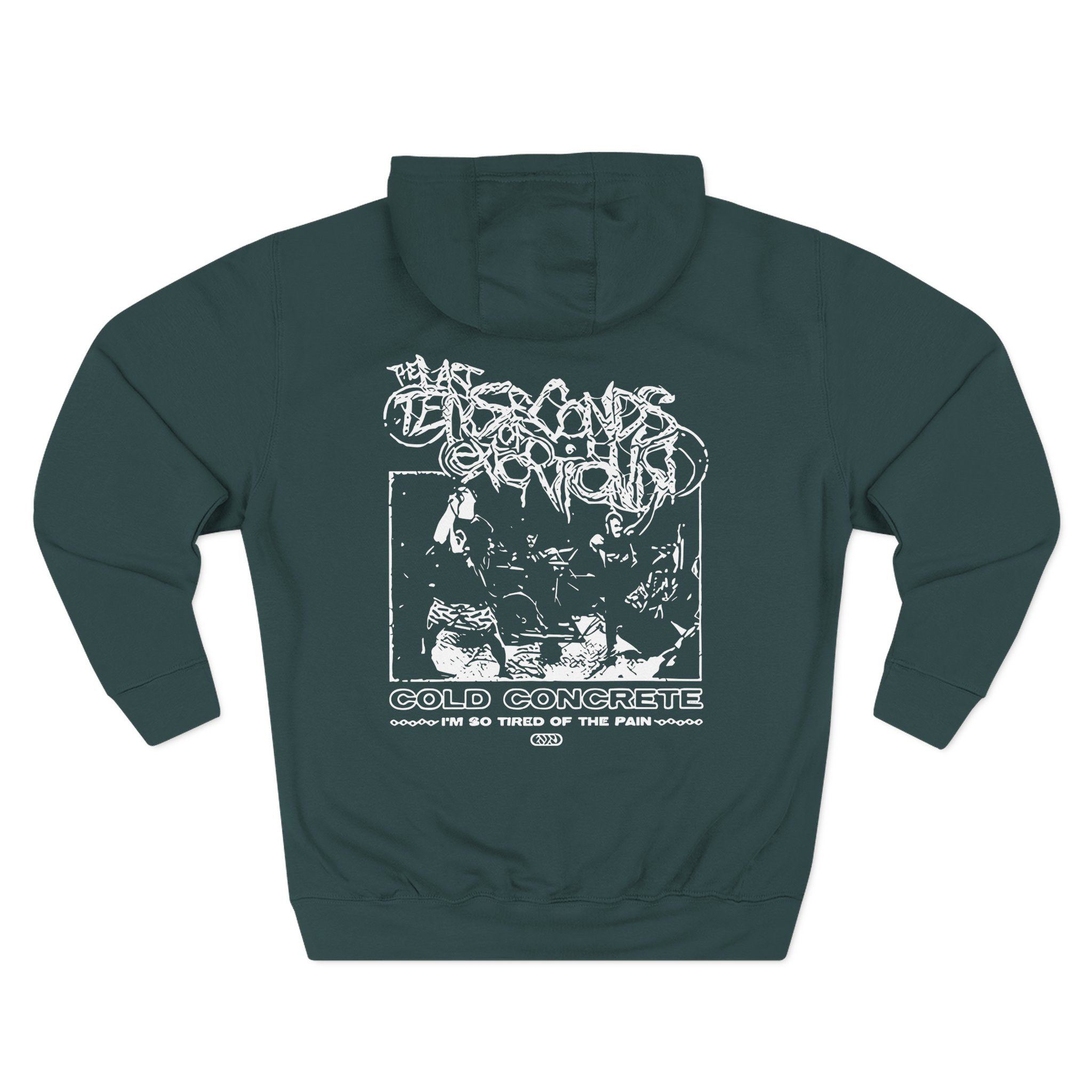 The Last Ten Seconds of Life Three-Panel Fleece Hoodie