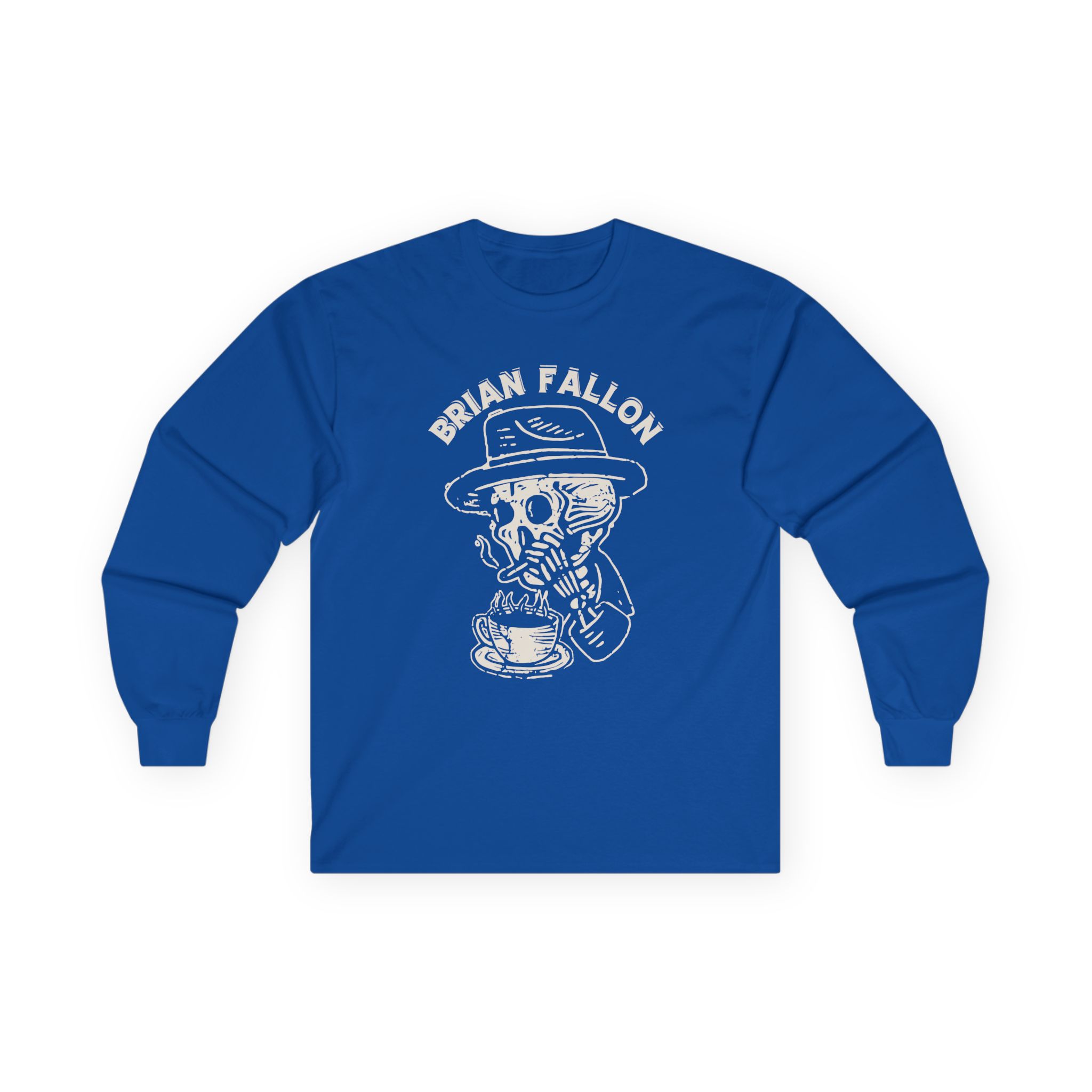 Brian Fallon Smoking Skeleton Unisex Ultra Cotton Long Sleeve Tee