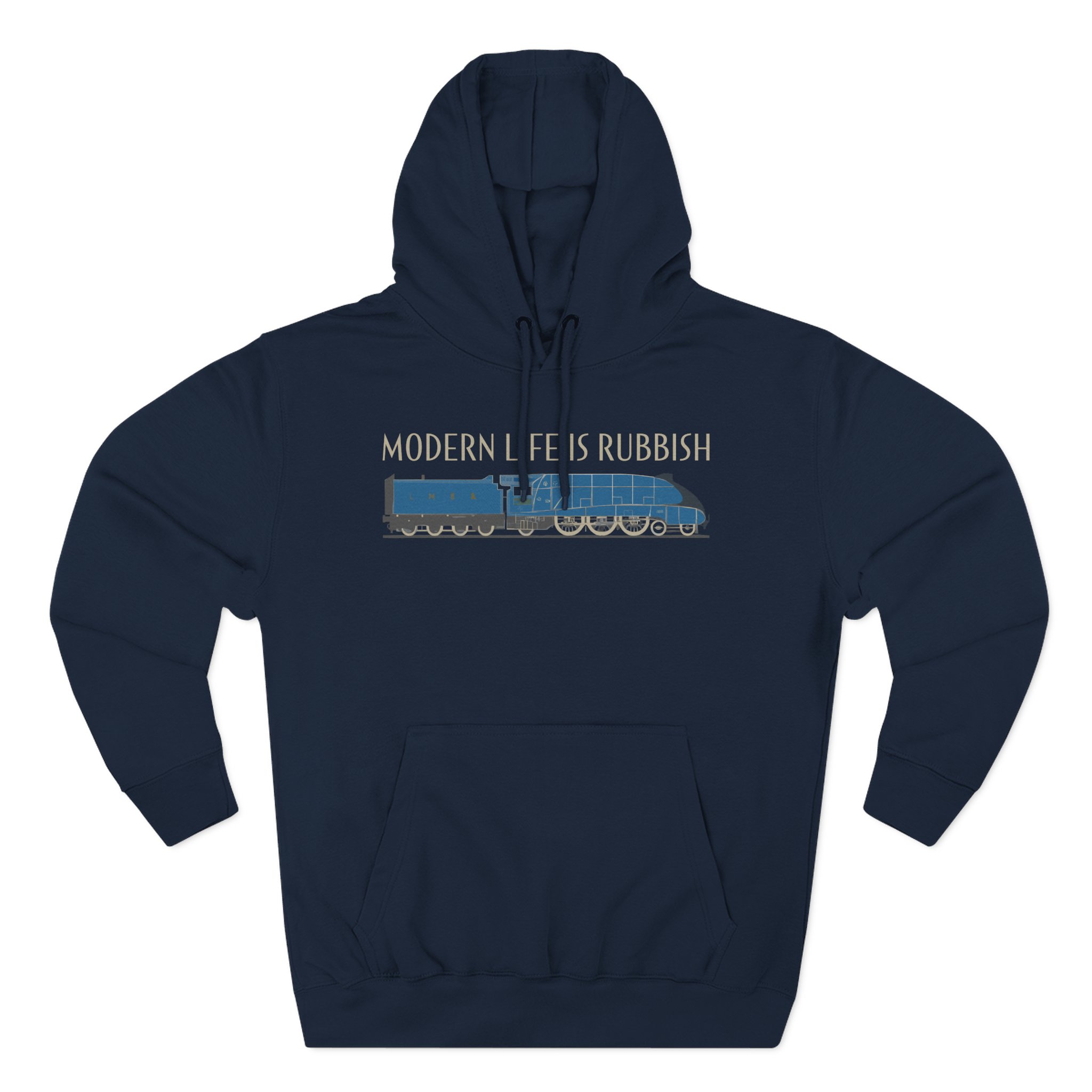 Blur Modern Life is Rubbish Train Three-Panel Fleece Hoodie