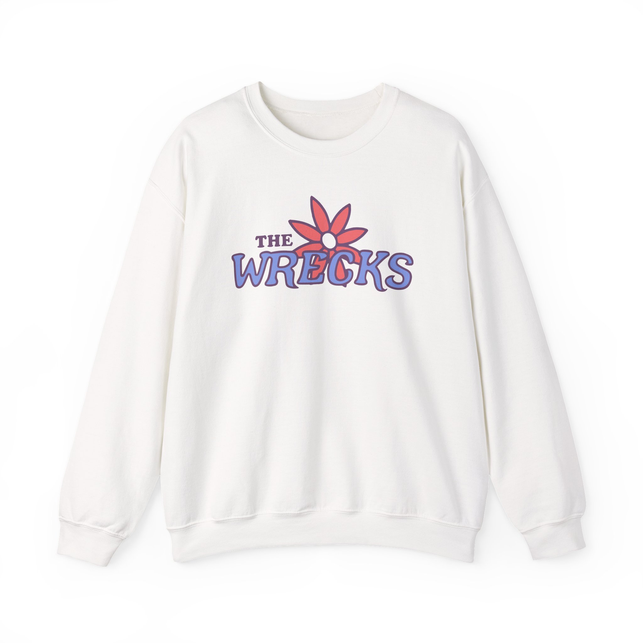 The Wrecks Floral Unisex Heavy Blendâ„¢ Crewneck Sweatshirt