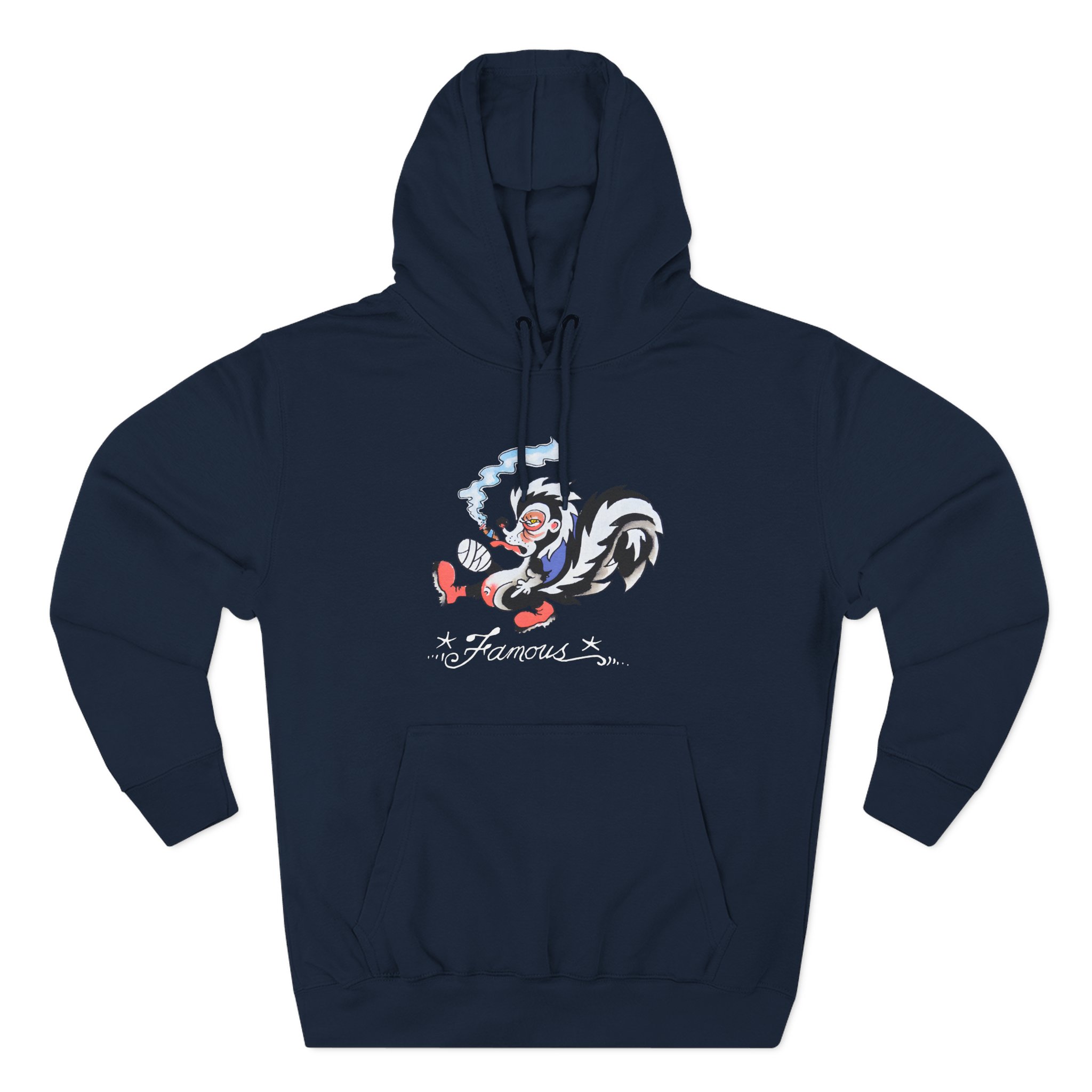 Kim Petras Famous Skunk Boxy Three-Panel Fleece Hoodie