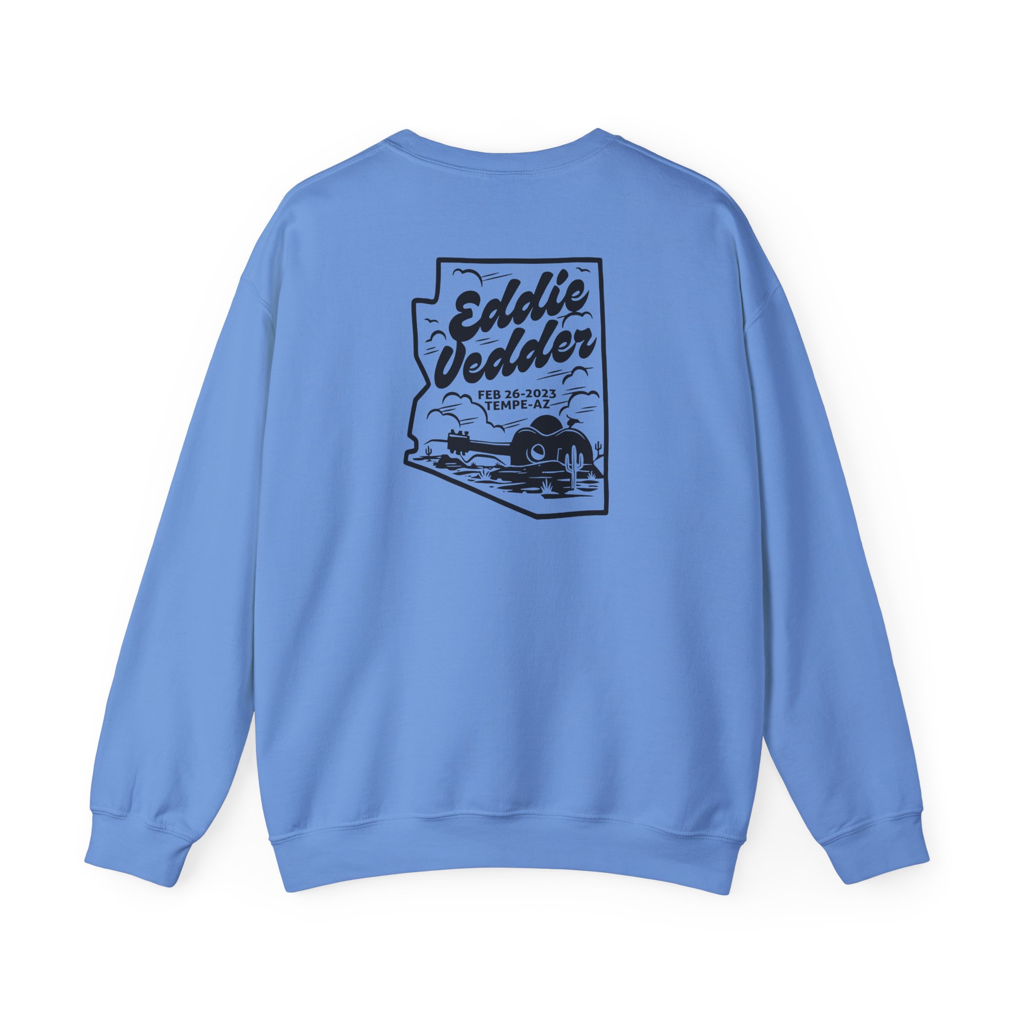 Eddie Vedder AZ Map Unisex Heavy Blendâ„¢ Crewneck Sweatshirt