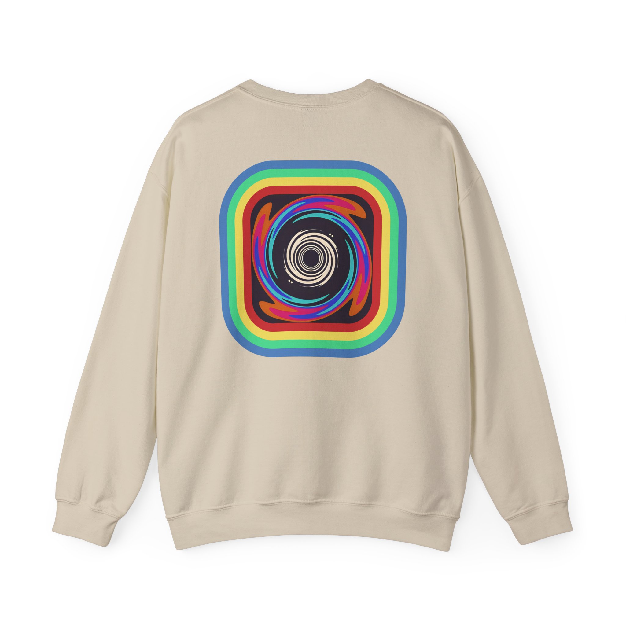 Mersiv Tan Chicago Unisex Heavy Blendâ„¢ Crewneck Sweatshirt