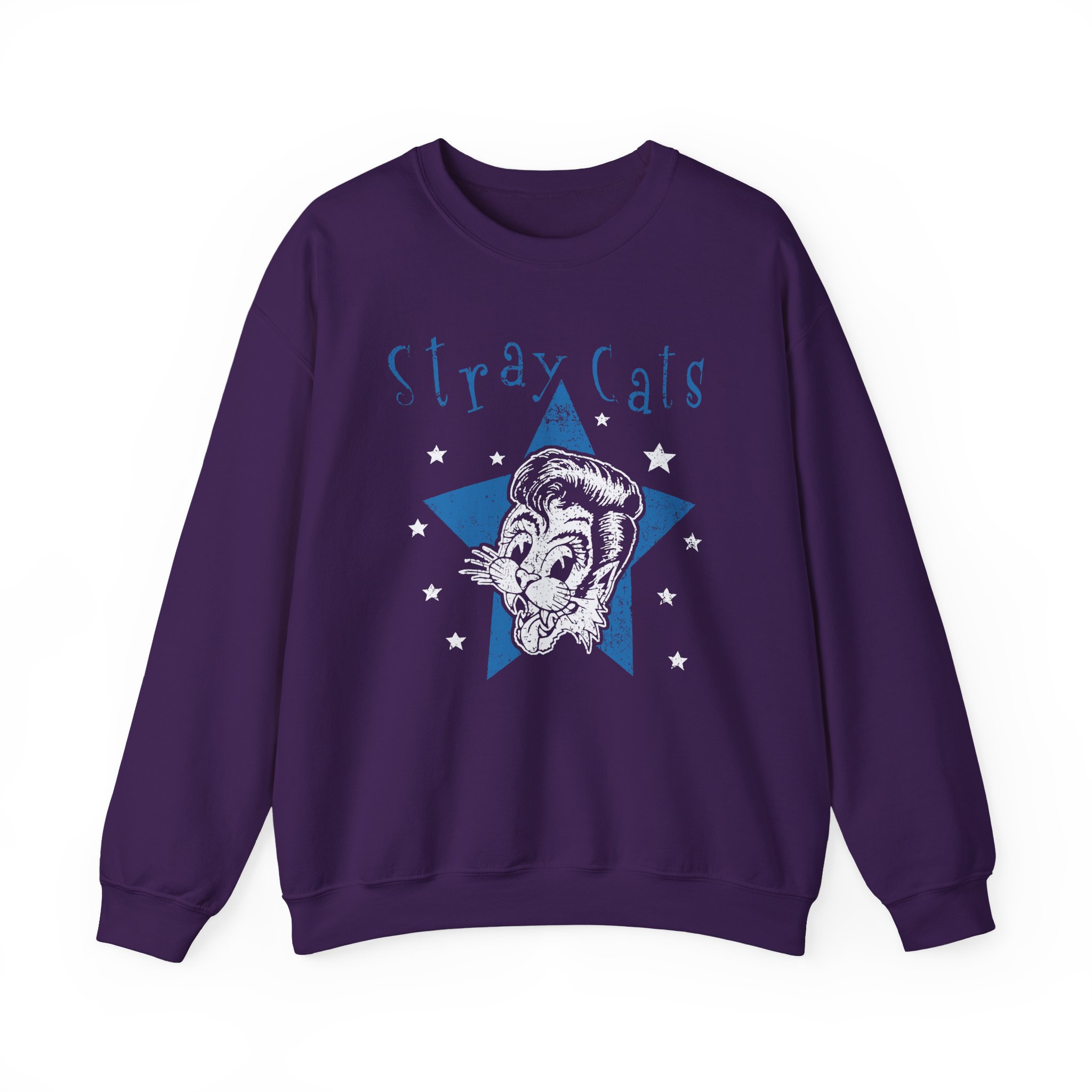 Stray Cats Star Cat Unisex Heavy Blendâ„¢ Crewneck Sweatshirt