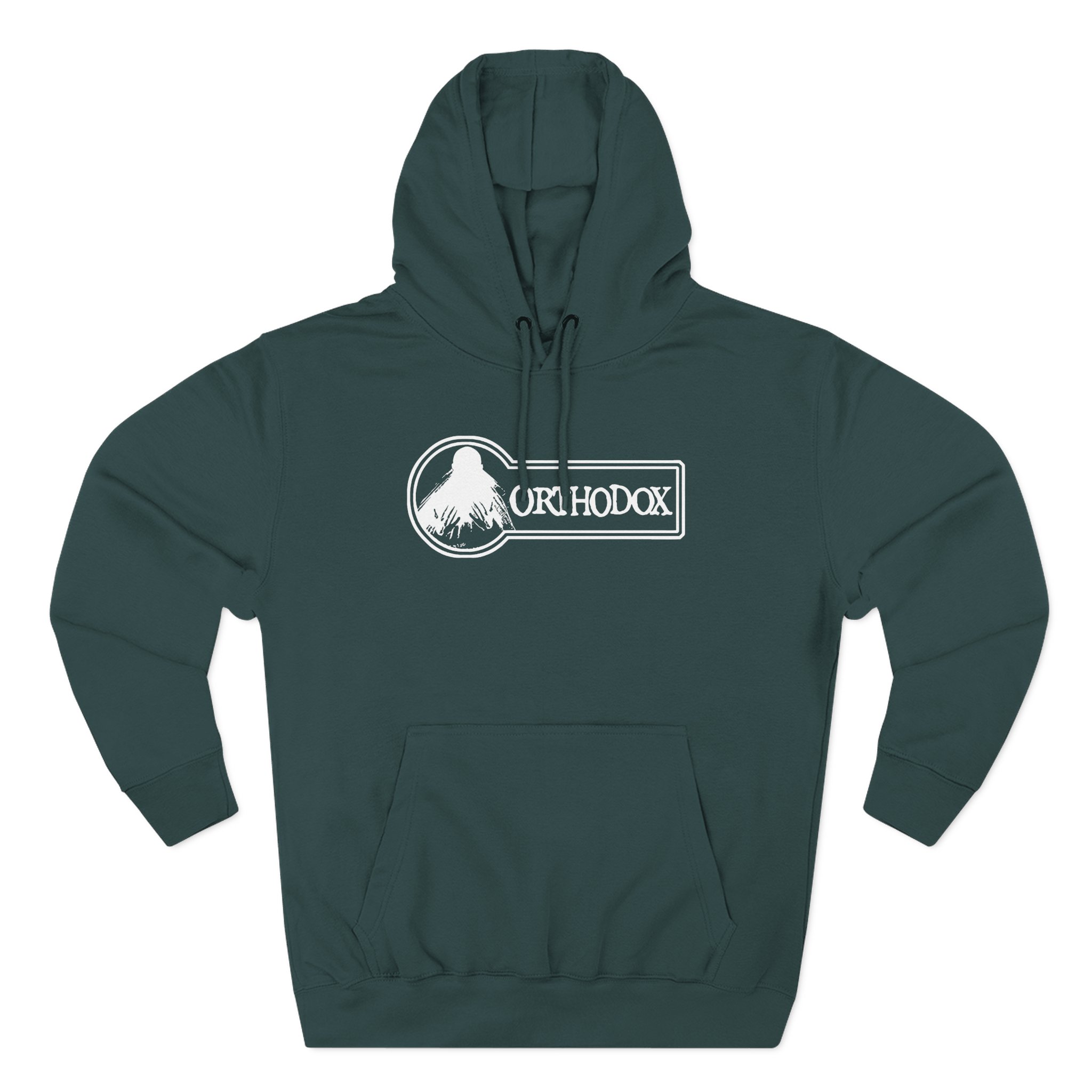 Orthodox Violet Logo Three-Panel Fleece Hoodie