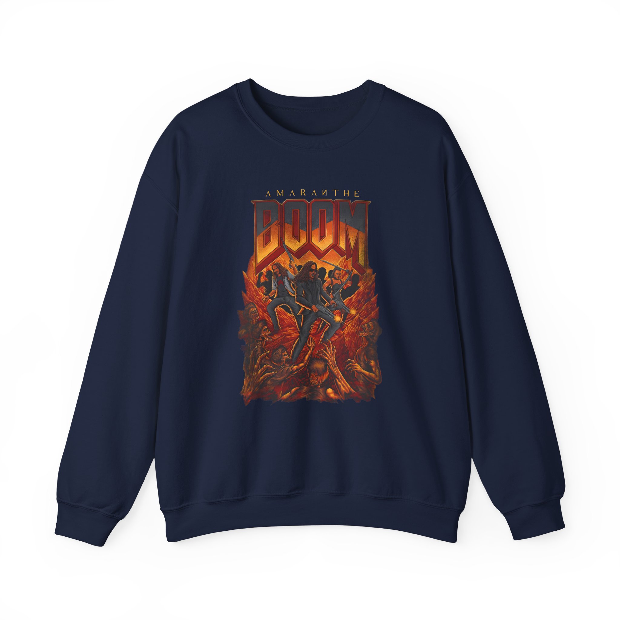 Amaranthe Boom Single Unisex Heavy Blendâ„¢ Crewneck Sweatshirt