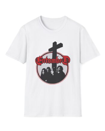Entombed 3/4 Baseball Left Hand Unisex Softstyle T-Shirt