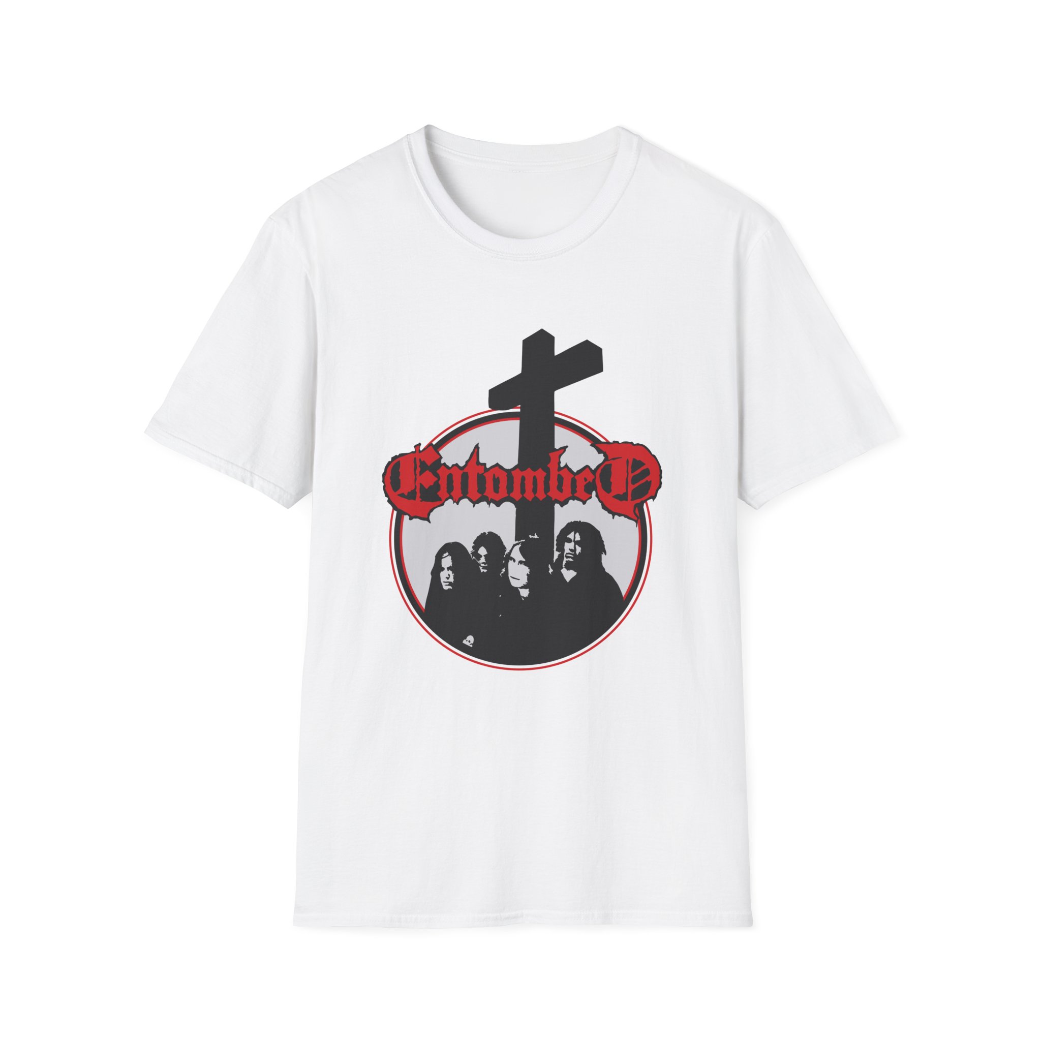 Entombed 3/4 Baseball Left Hand Unisex Softstyle T-Shirt