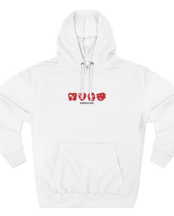 Talking Heads Remain in Light Faces Three-Panel Fleece Hoodie