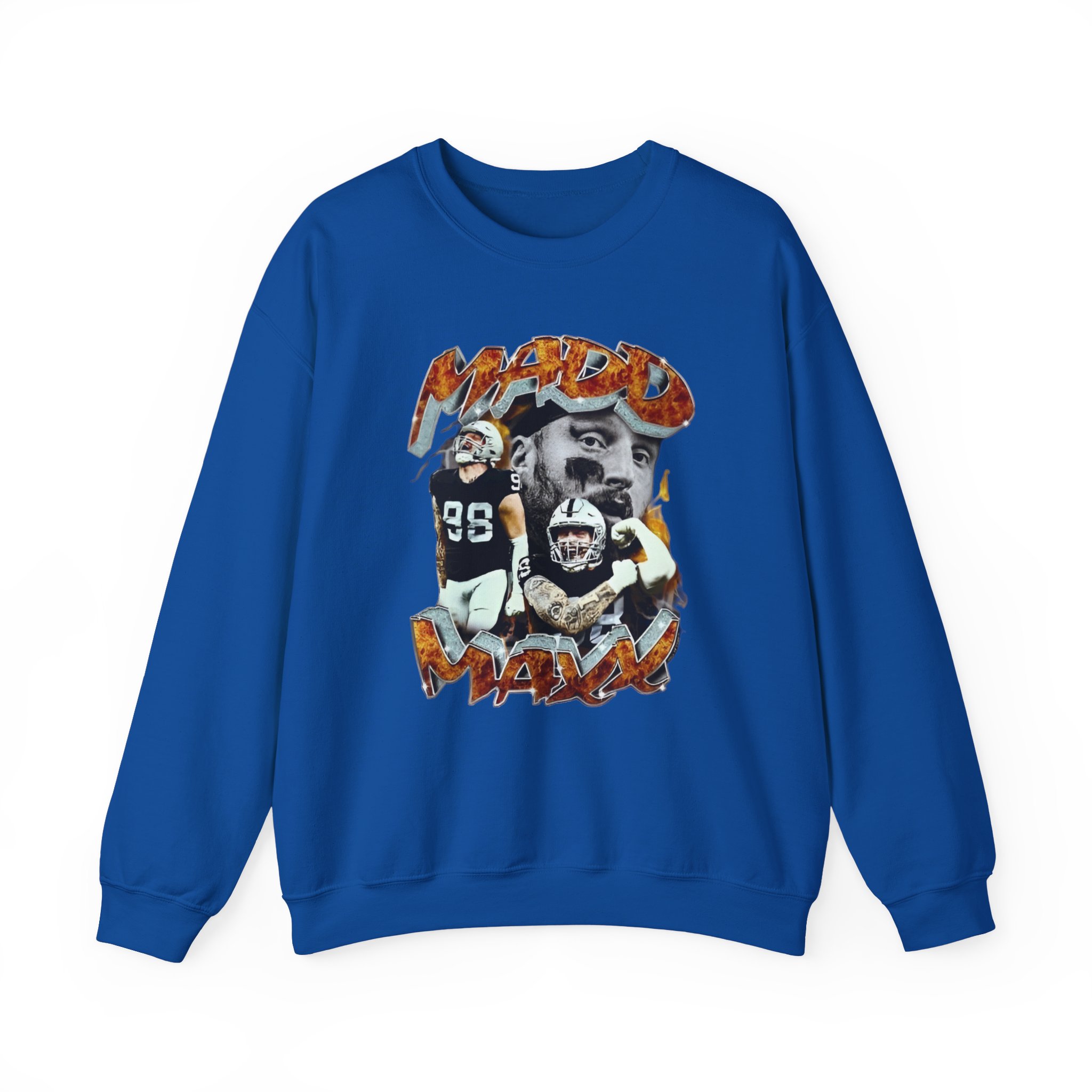 Maxx Crosby Mad Maxx Unisex Heavy Blendâ„¢ Crewneck Sweatshirt