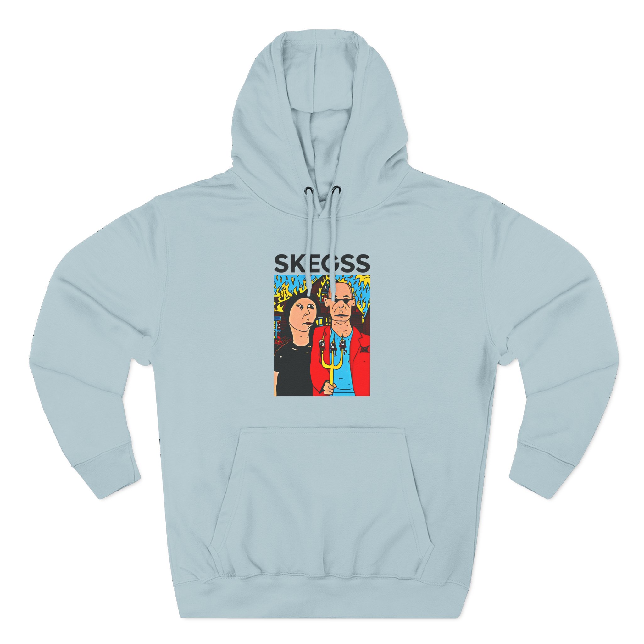 Skegss Gothic America Three-Panel Fleece Hoodie