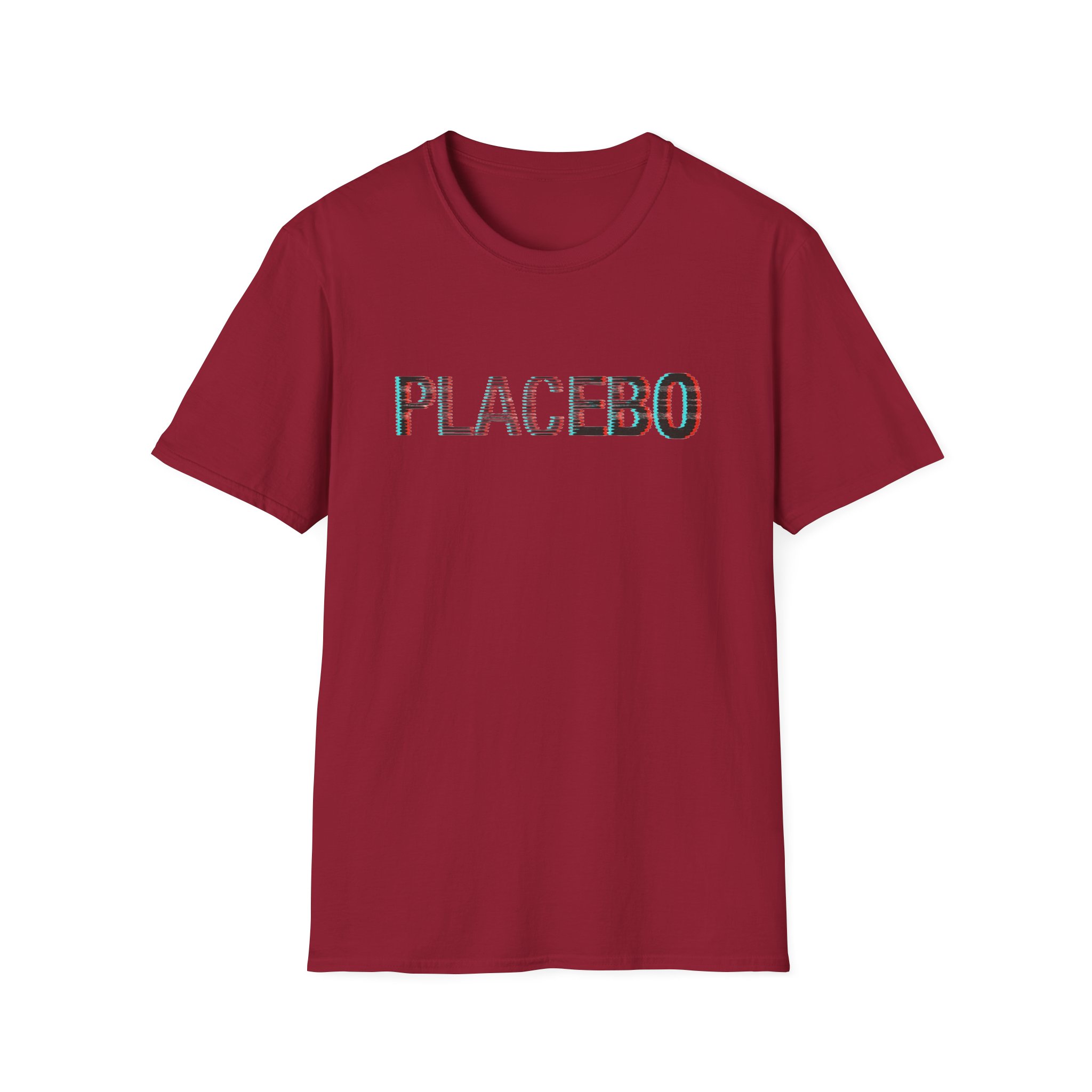 Placebo Glitch Logo Unisex Softstyle T-Shirt