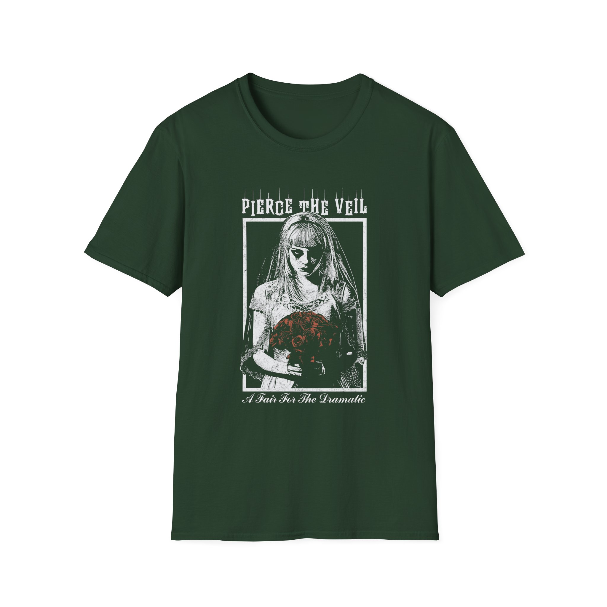 Pierce the Veil a Flair for the Dramatic Bride Unisex Softstyle T-Shirt