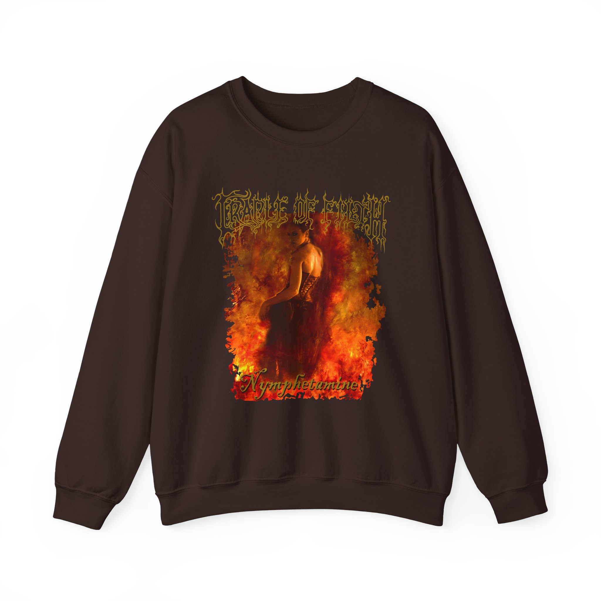 Cradle of Filth Nymphetamine Album Unisex Heavy Blendâ„¢ Crewneck Sweatshirt