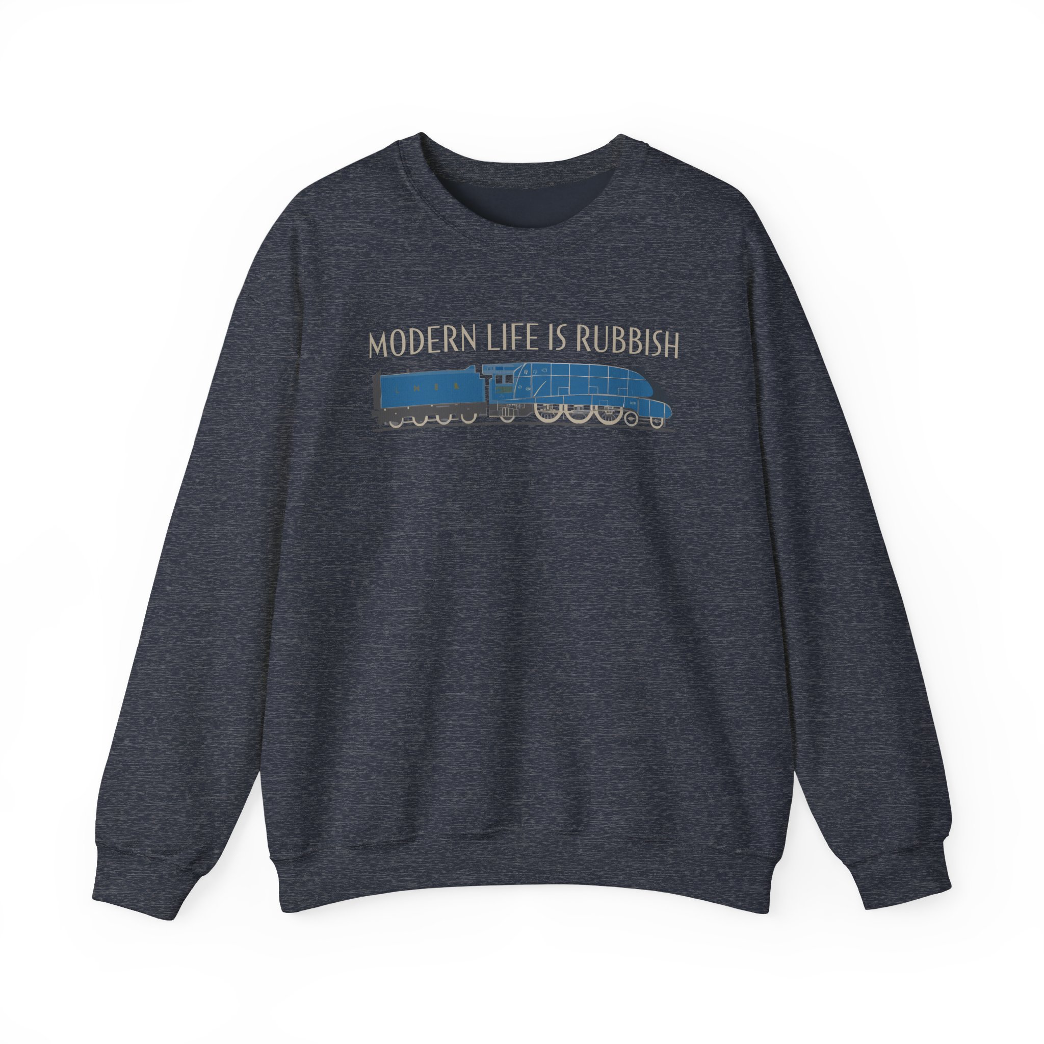 Blur Modern Life is Rubbish Train Unisex Heavy Blendâ„¢ Crewneck Sweatshirt
