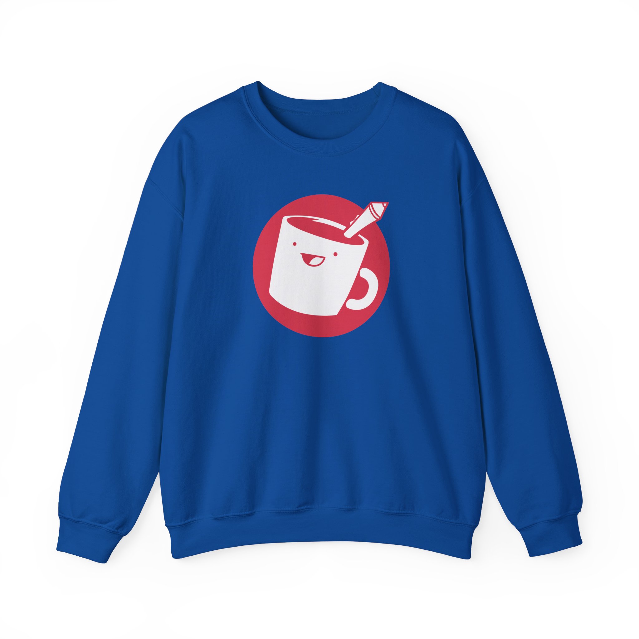 Drawfee Logo Unisex Heavy Blendâ„¢ Crewneck Sweatshirt