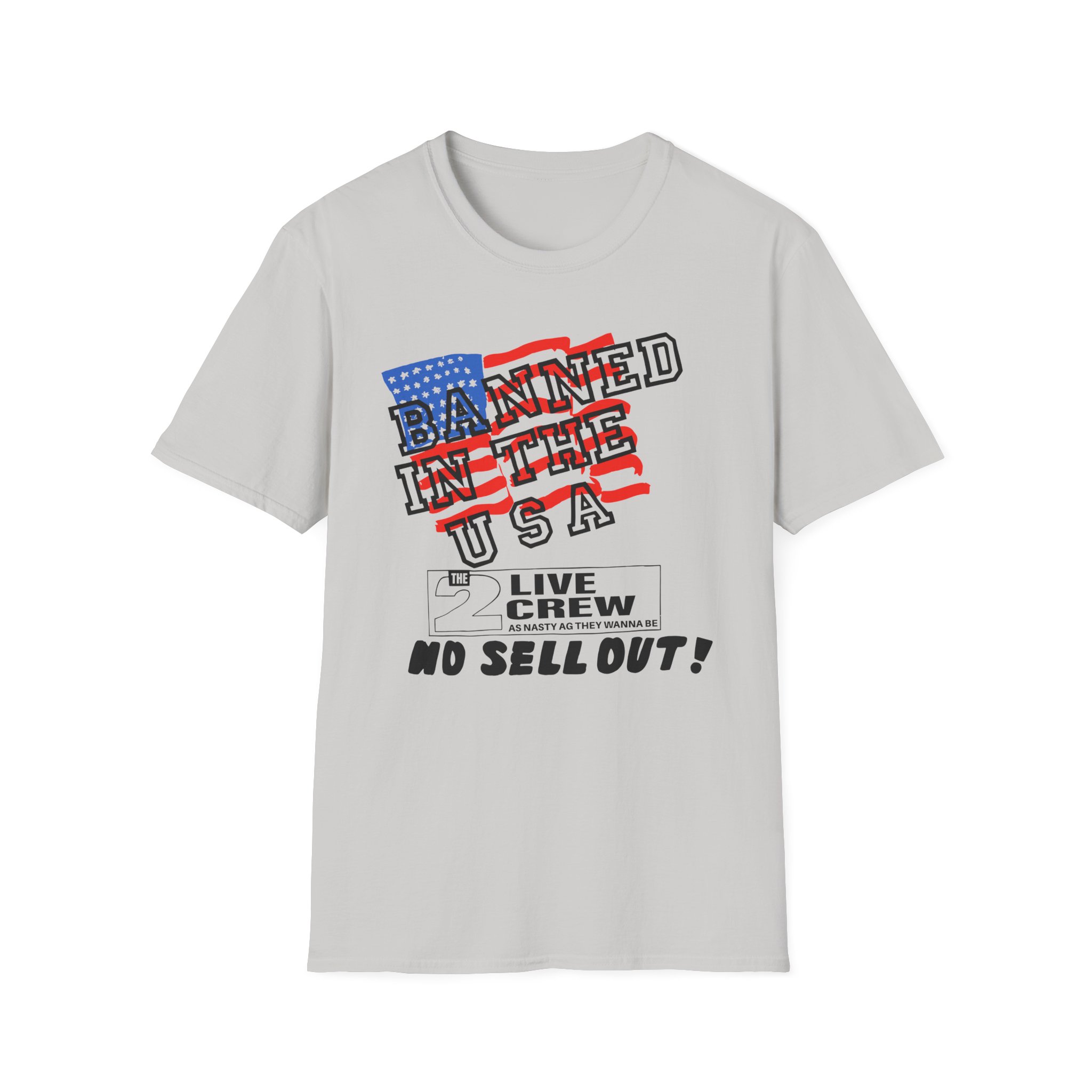 2 Live Crew Banned in the U.s.a. Luke Records Unisex Softstyle T-Shirt
