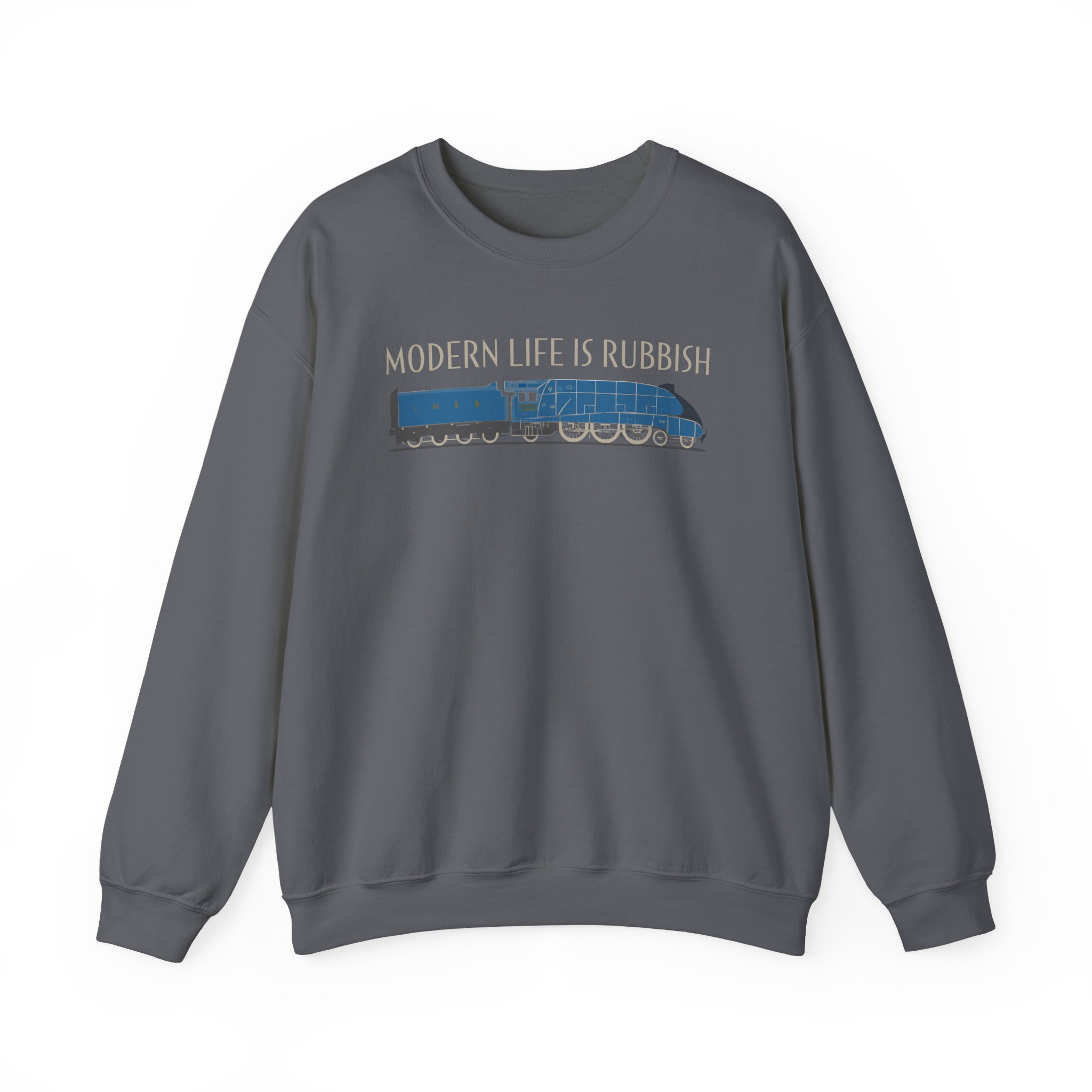 Blur Modern Life is Rubbish Train Unisex Heavy Blendâ„¢ Crewneck Sweatshirt