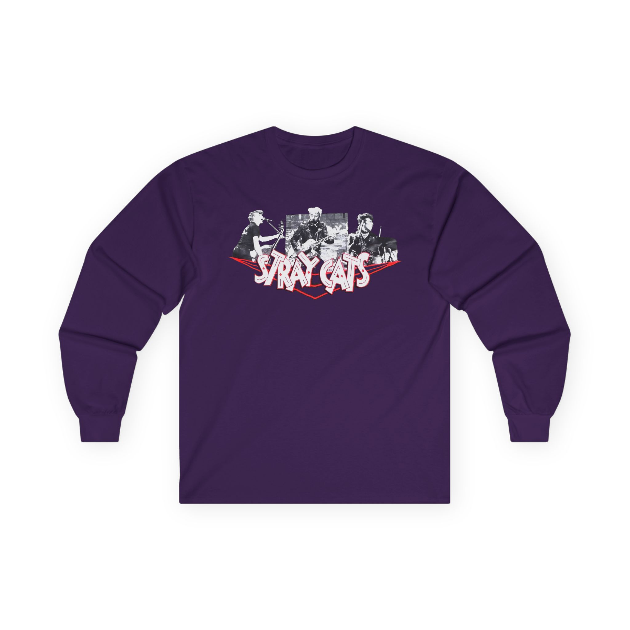 Stray Cats Photo Collage Unisex Ultra Cotton Long Sleeve Tee