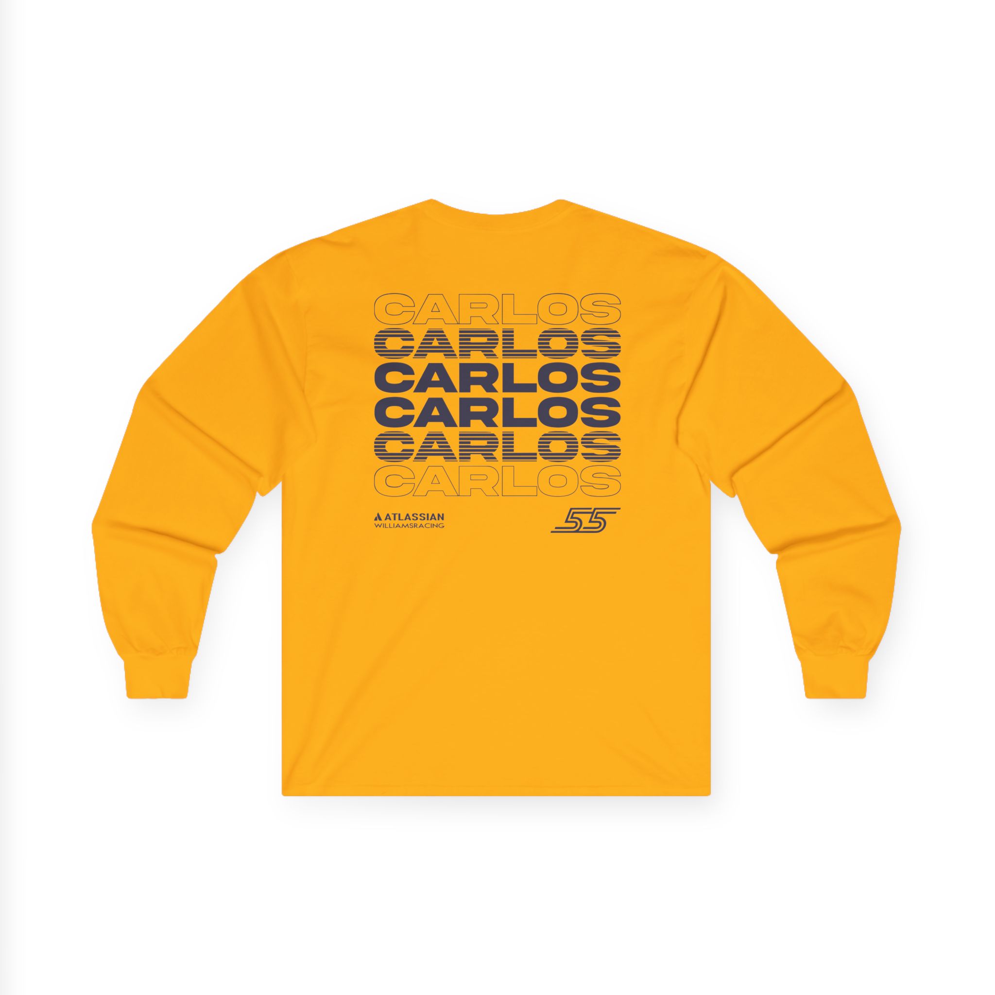 Carlos Sainz Atlassian Williams Racing Unisex Ultra Cotton Long Sleeve Tee