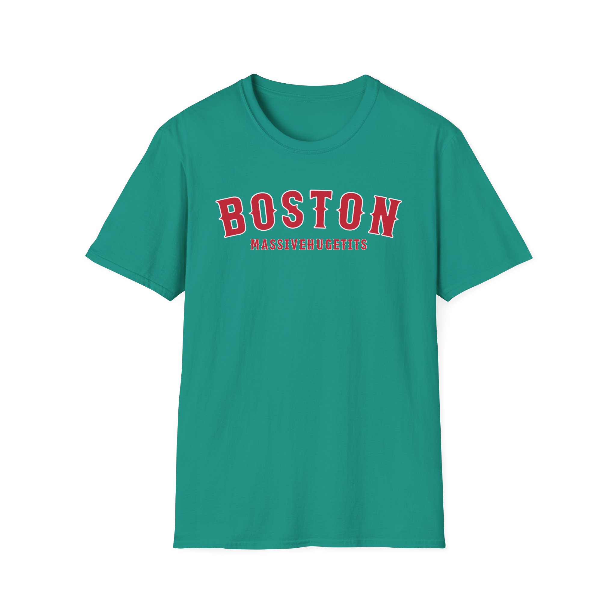 Ymh Boston Massivehugetits Unisex Softstyle T-Shirt