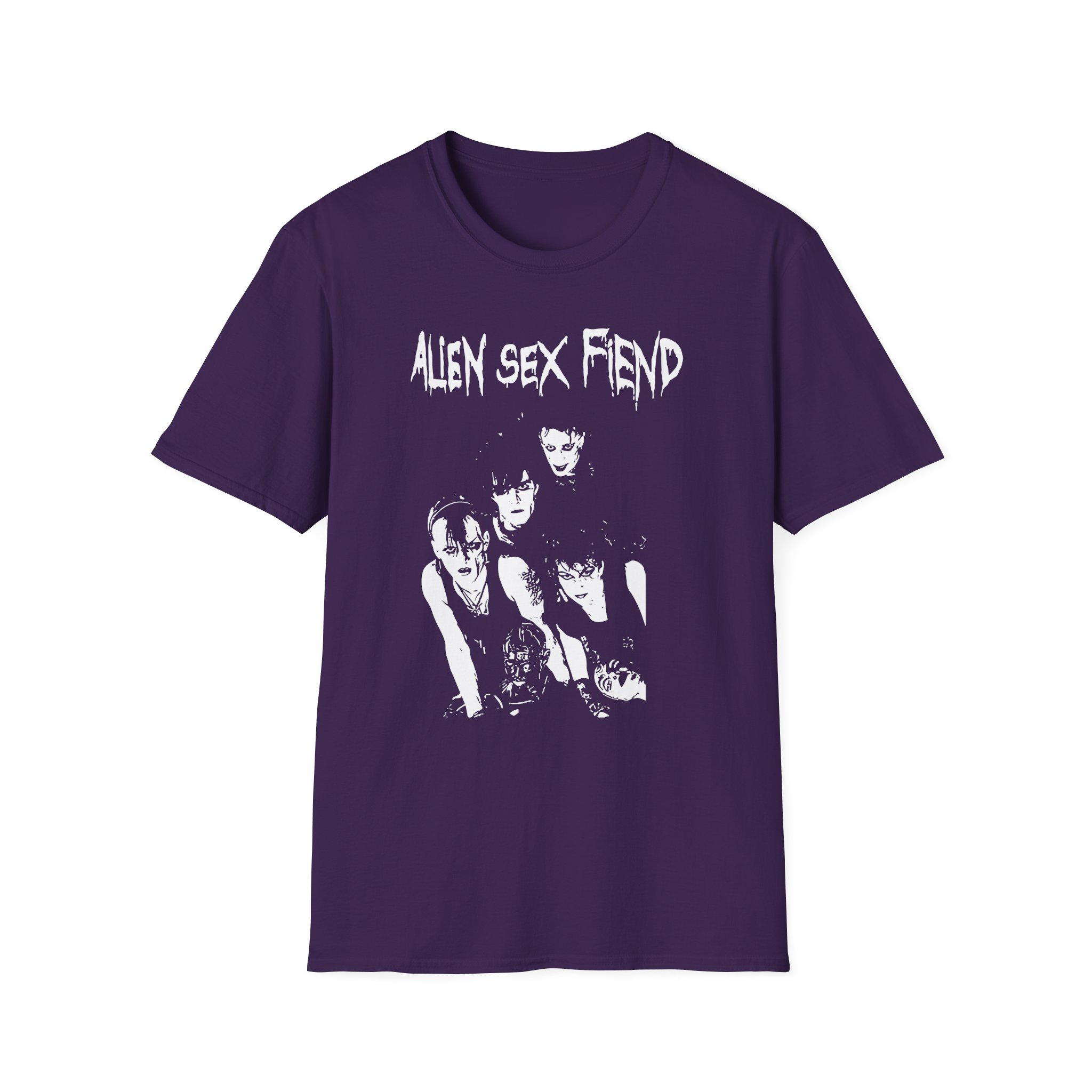 Alien Sex Fiend Band Photo Unisex Softstyle T-Shirt