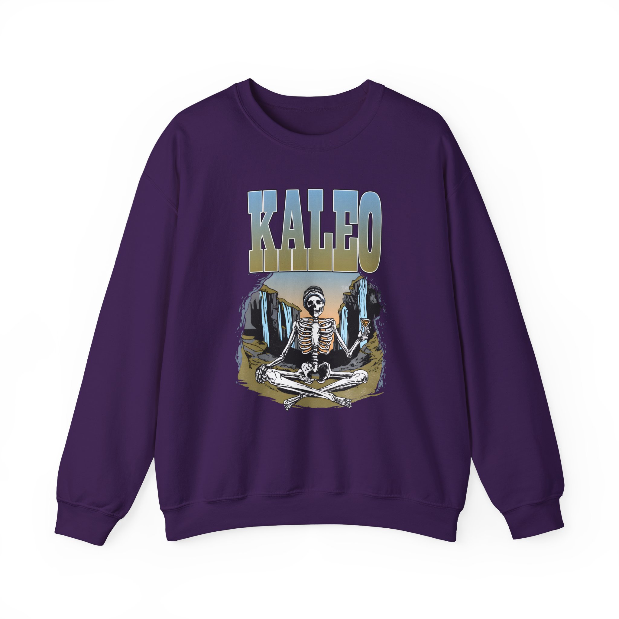 Kaleo Meditating Skeleton Unisex Heavy Blendâ„¢ Crewneck Sweatshirt
