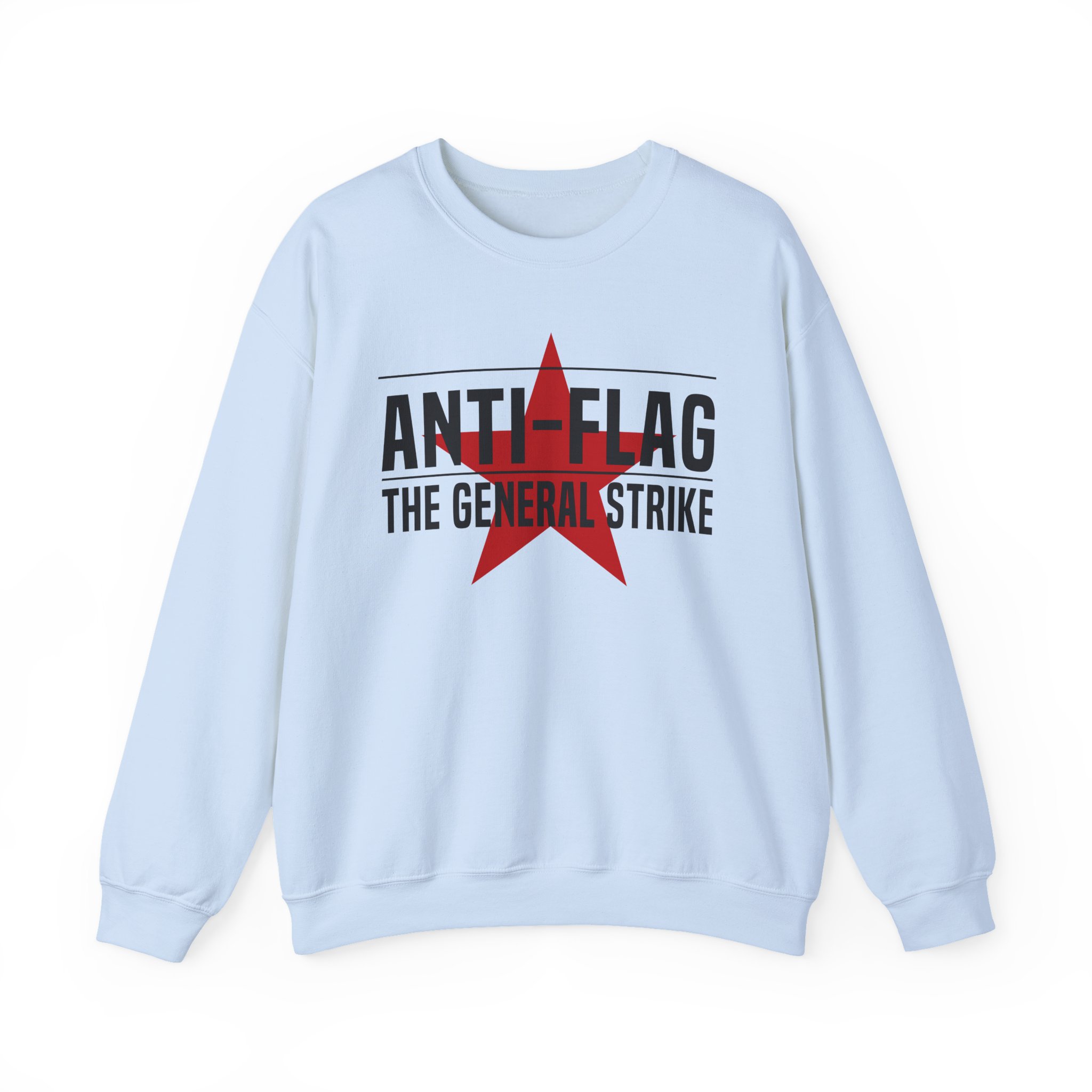 Anti Flag the General Strike Unisex Heavy Blendâ„¢ Crewneck Sweatshirt