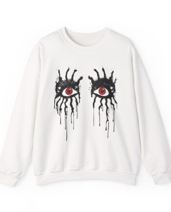 Alice Cooper Dripping Eyes Unisex Heavy Blend™ Crewneck Sweatshirt