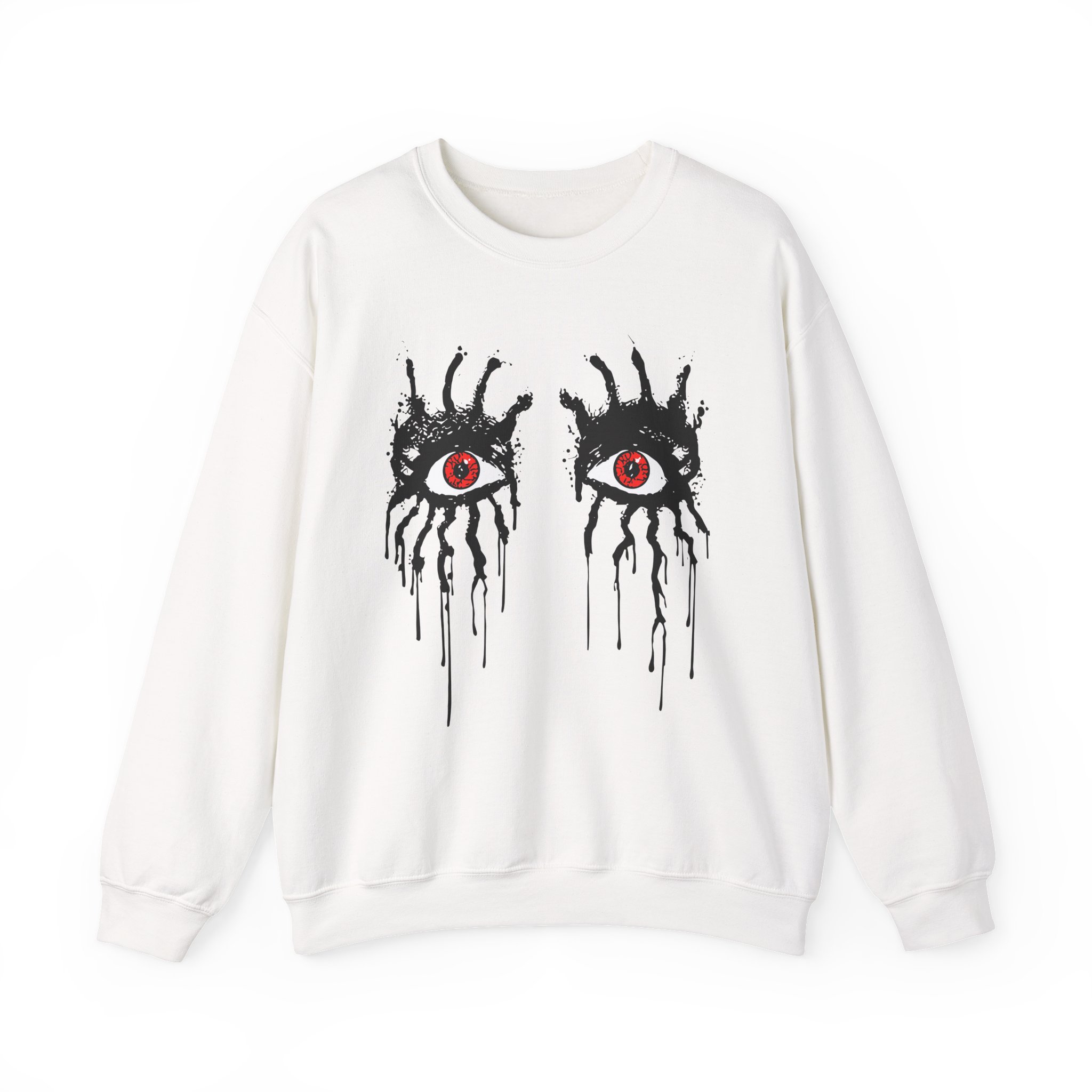 Alice Cooper Dripping Eyes Unisex Heavy Blendâ„¢ Crewneck Sweatshirt