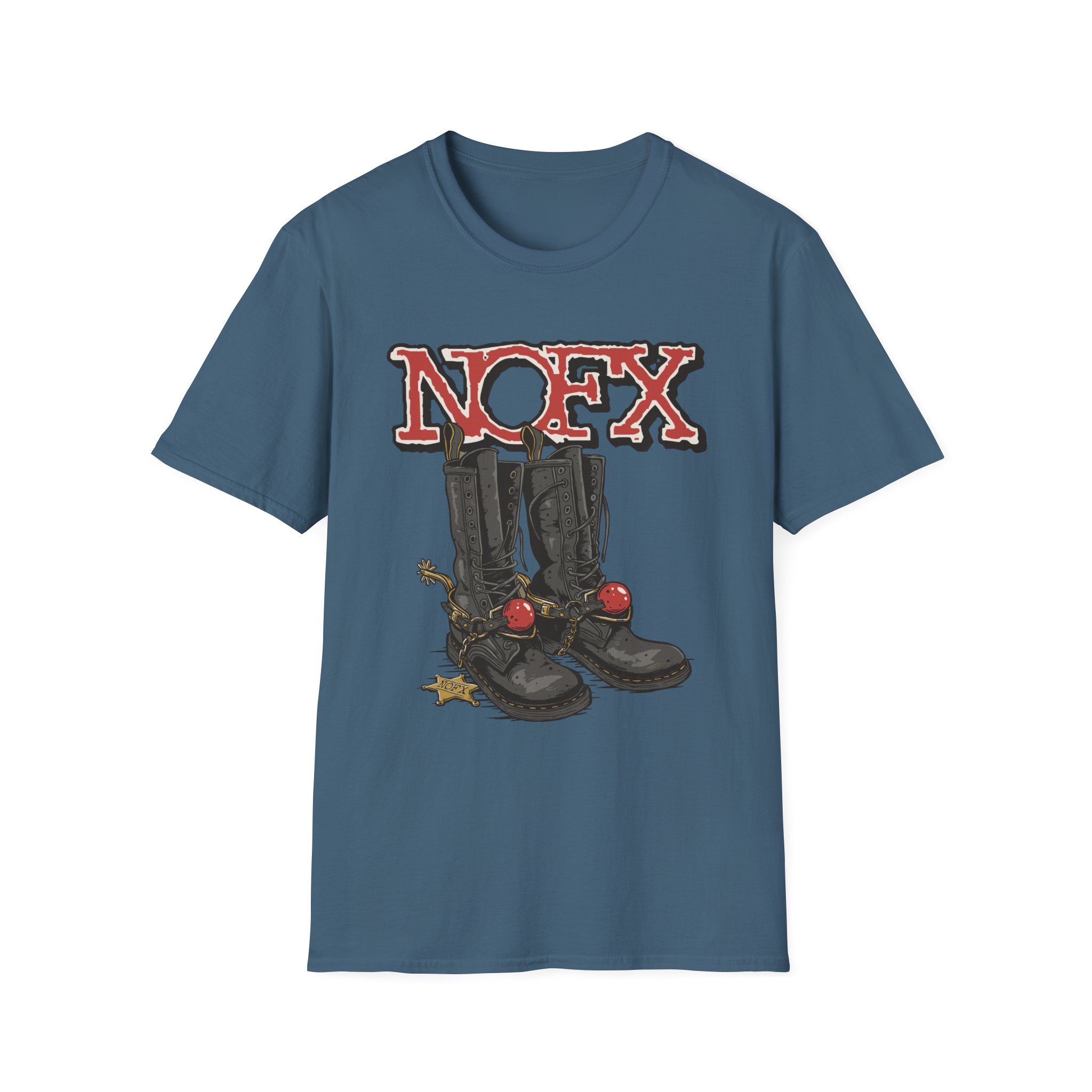Nofx Boots Unisex Softstyle T-Shirt