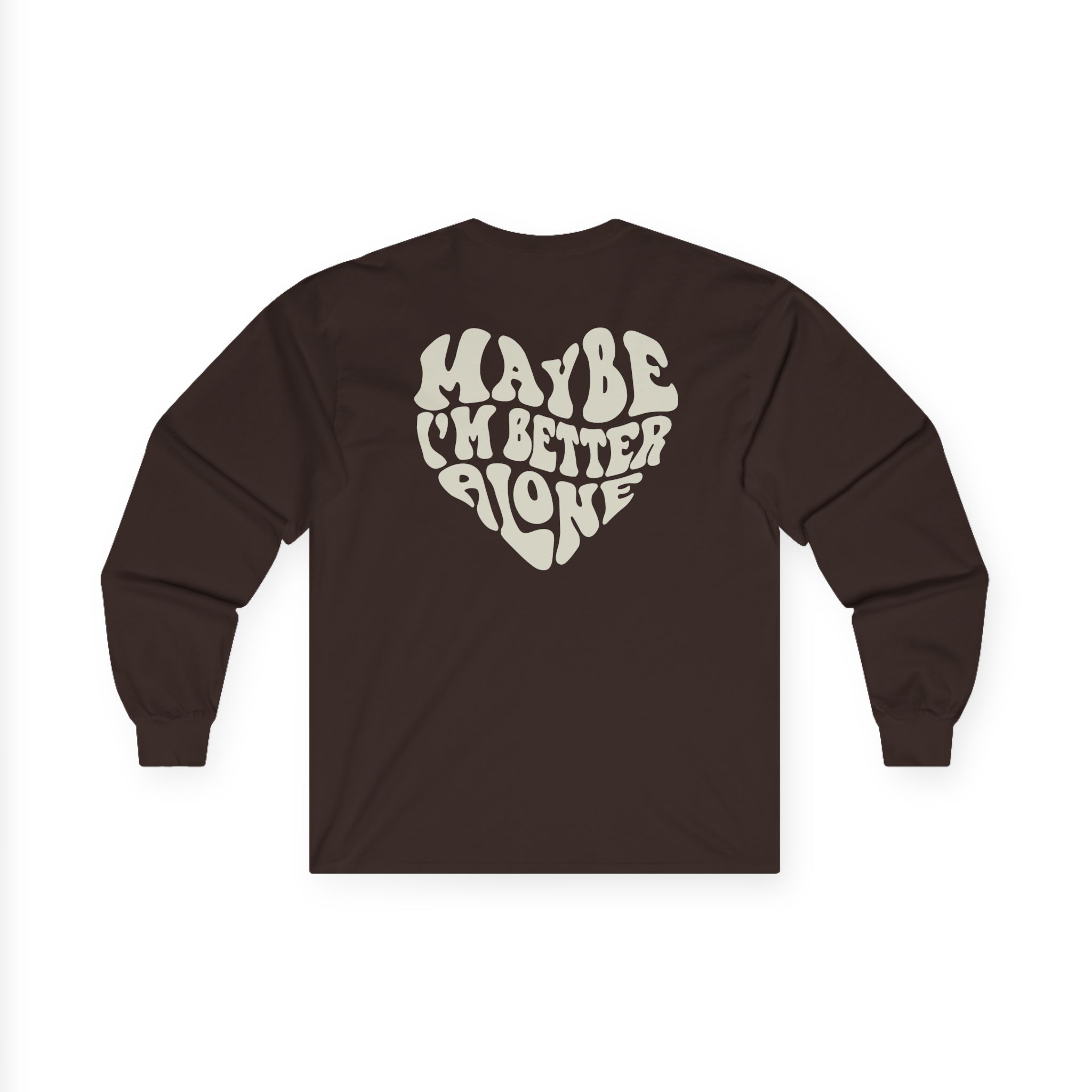 Benson Boone Maybe I Am Better Alone Unisex Ultra Cotton Long Sleeve Tee