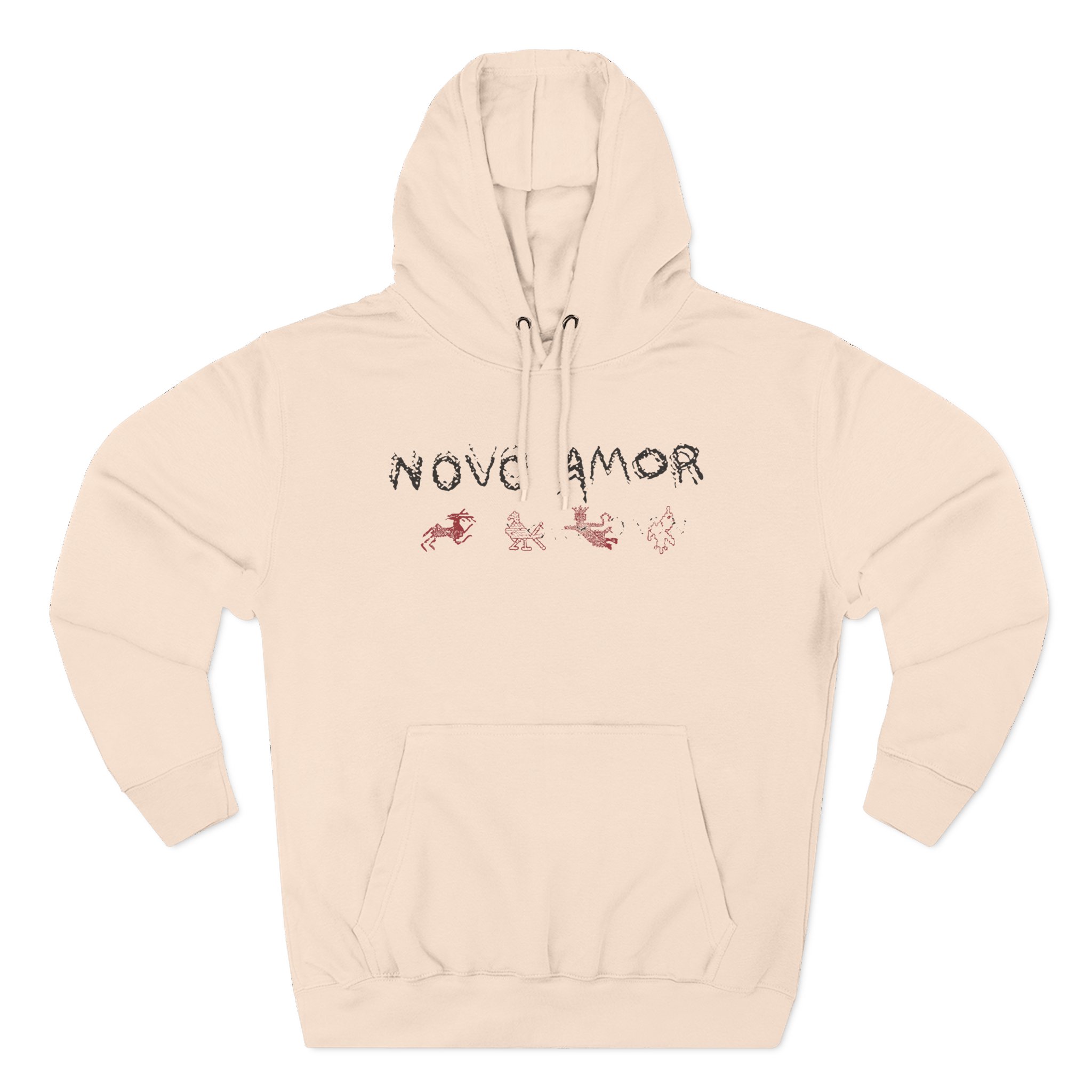 Novo Amor Symbols Three-Panel Fleece Hoodie
