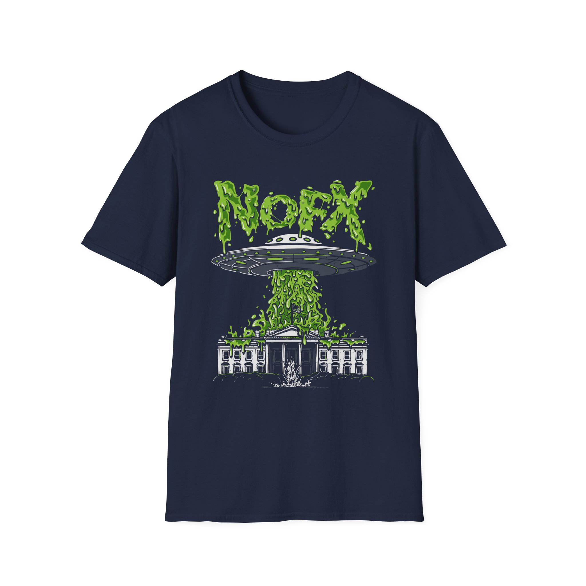 Nofx Ufo Unisex Softstyle T-Shirt