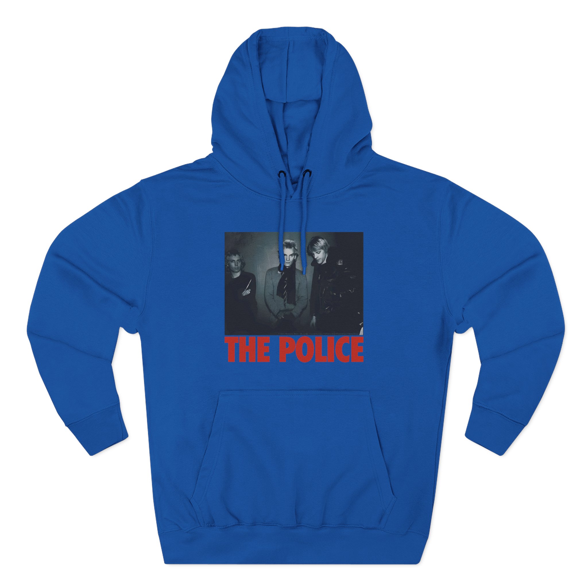 The Police Against the Wall Three-Panel Fleece Hoodie