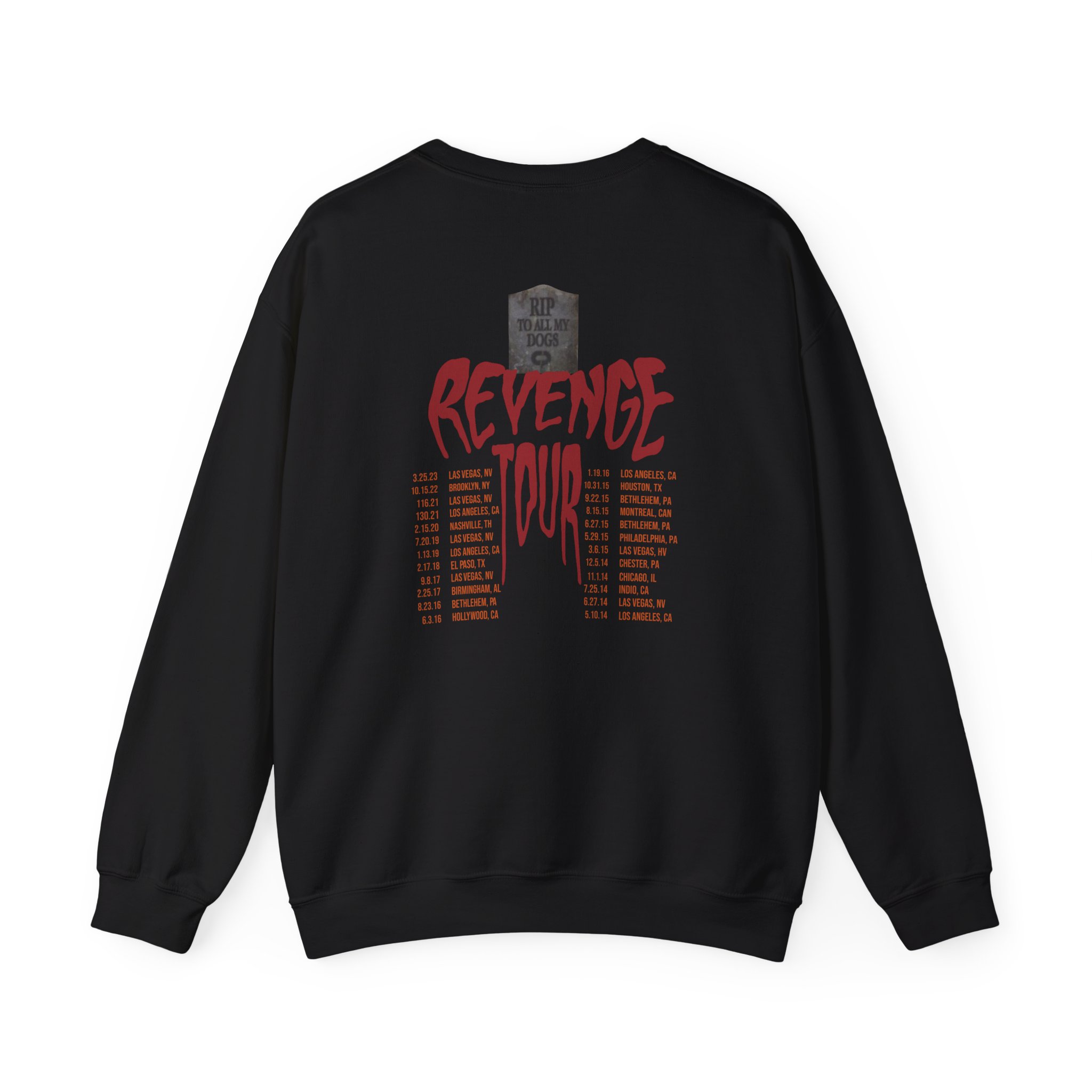 Caleb Plant 10 Year Anniversary Revenge Tour Unisex Heavy Blendâ„¢ Crewneck Sweatshirt
