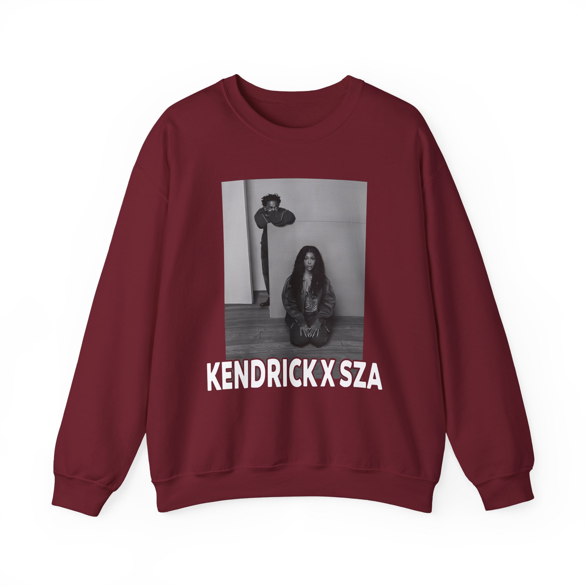 Kendrick Lamar Sza 2025 Tour Unisex Heavy Blendâ„¢ Crewneck Sweatshirt