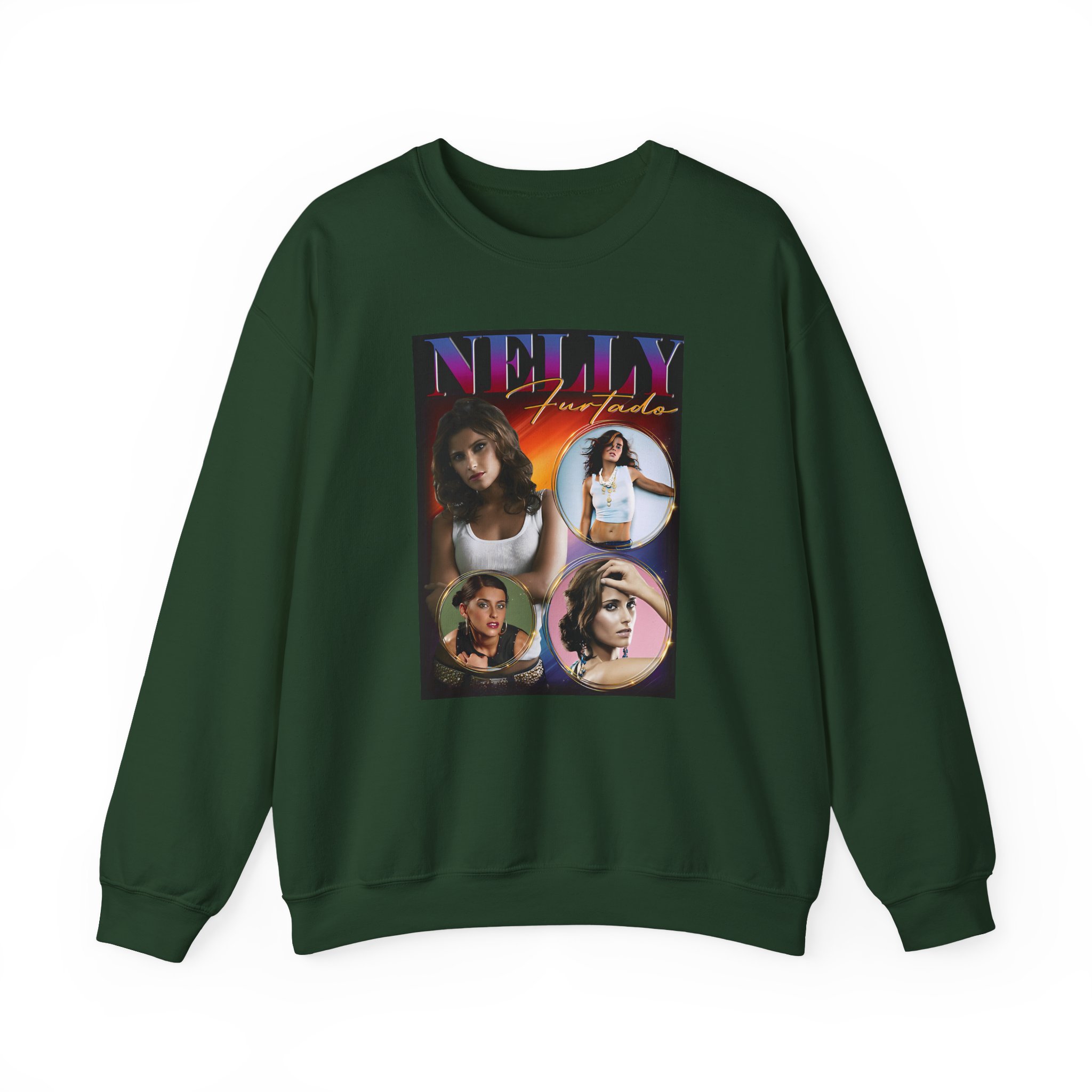 Nelly Furtado Unisex Heavy Blend Crewneck Sweatshirt