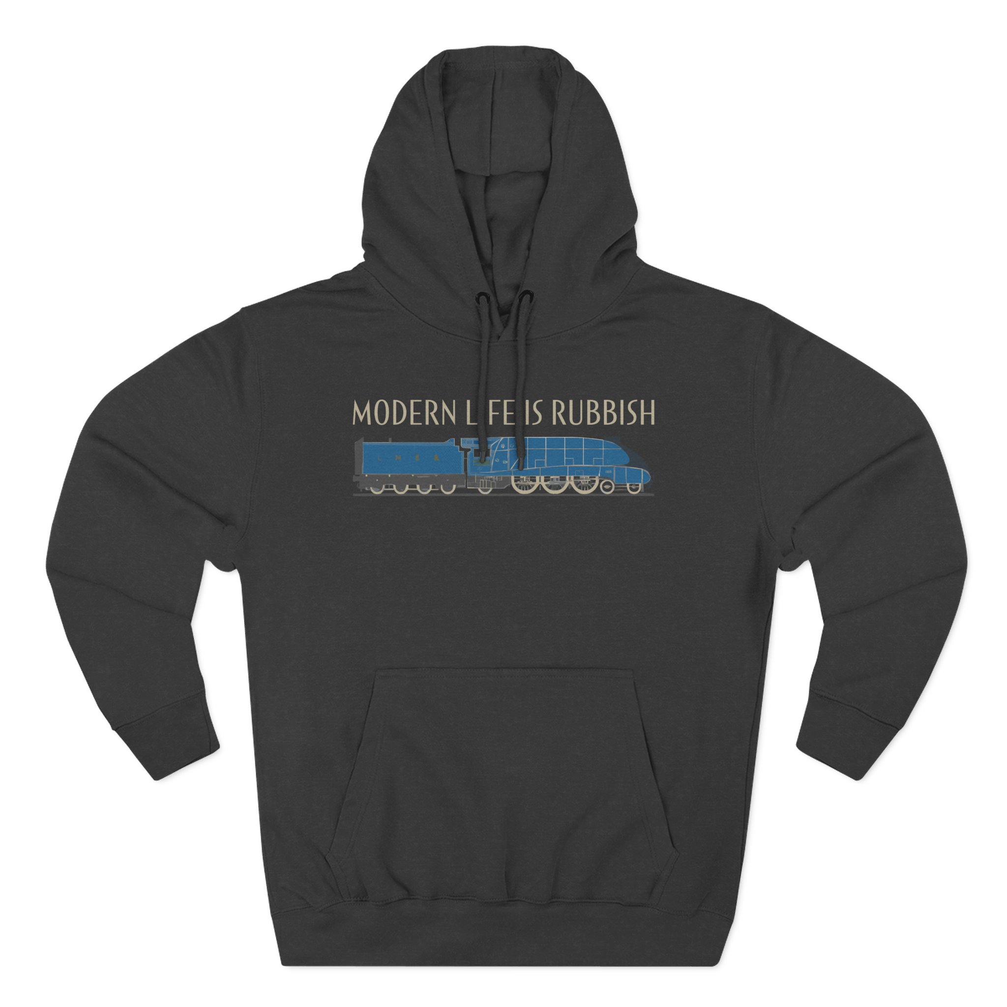 Blur Modern Life is Rubbish Train Three-Panel Fleece Hoodie